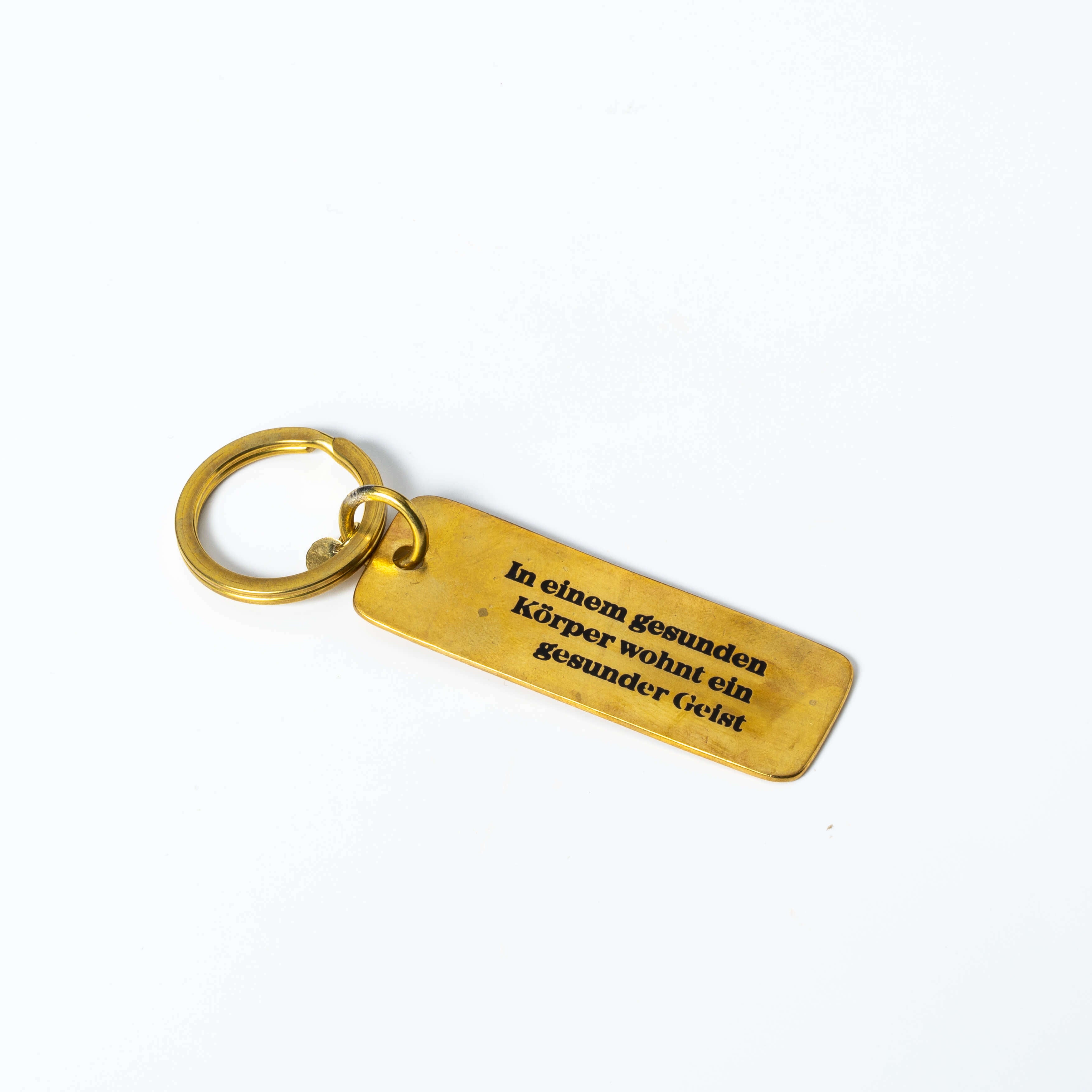 MANTRA - Keychain - "A healthy mind lives in a healthy body"