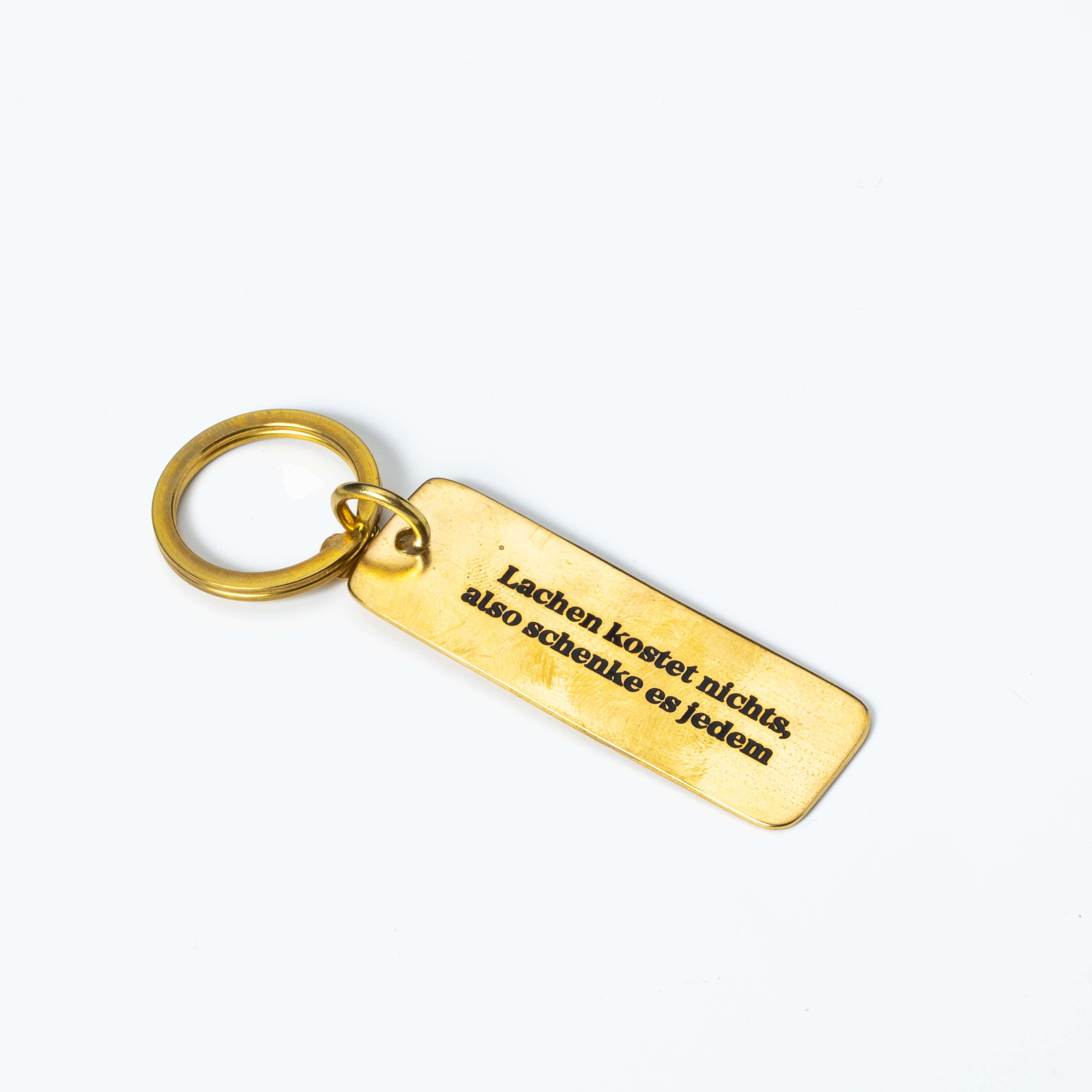 MANTRA - Keychain - "Laughter costs nothing, so give it to everyone"