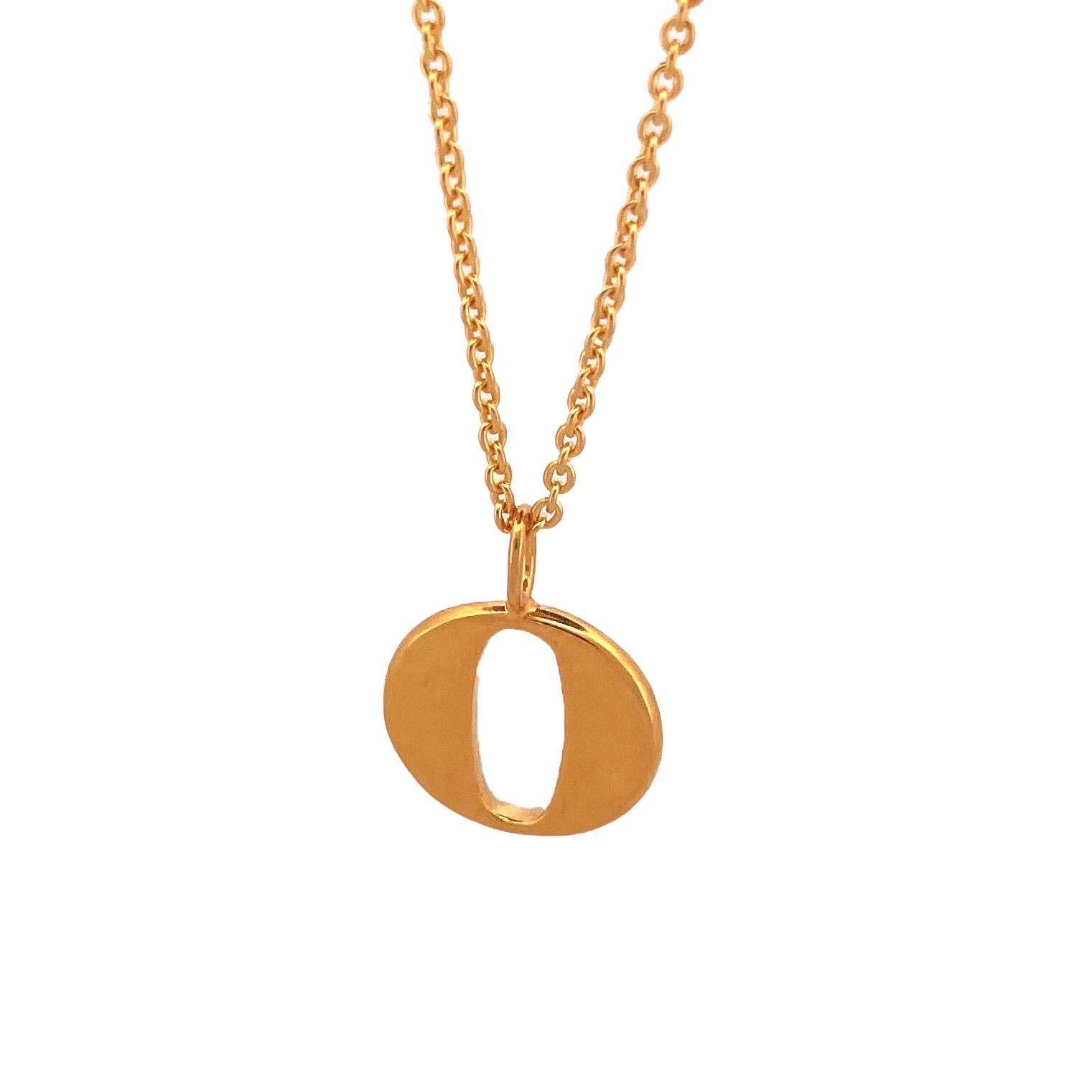 Pendentif lettre minuscule