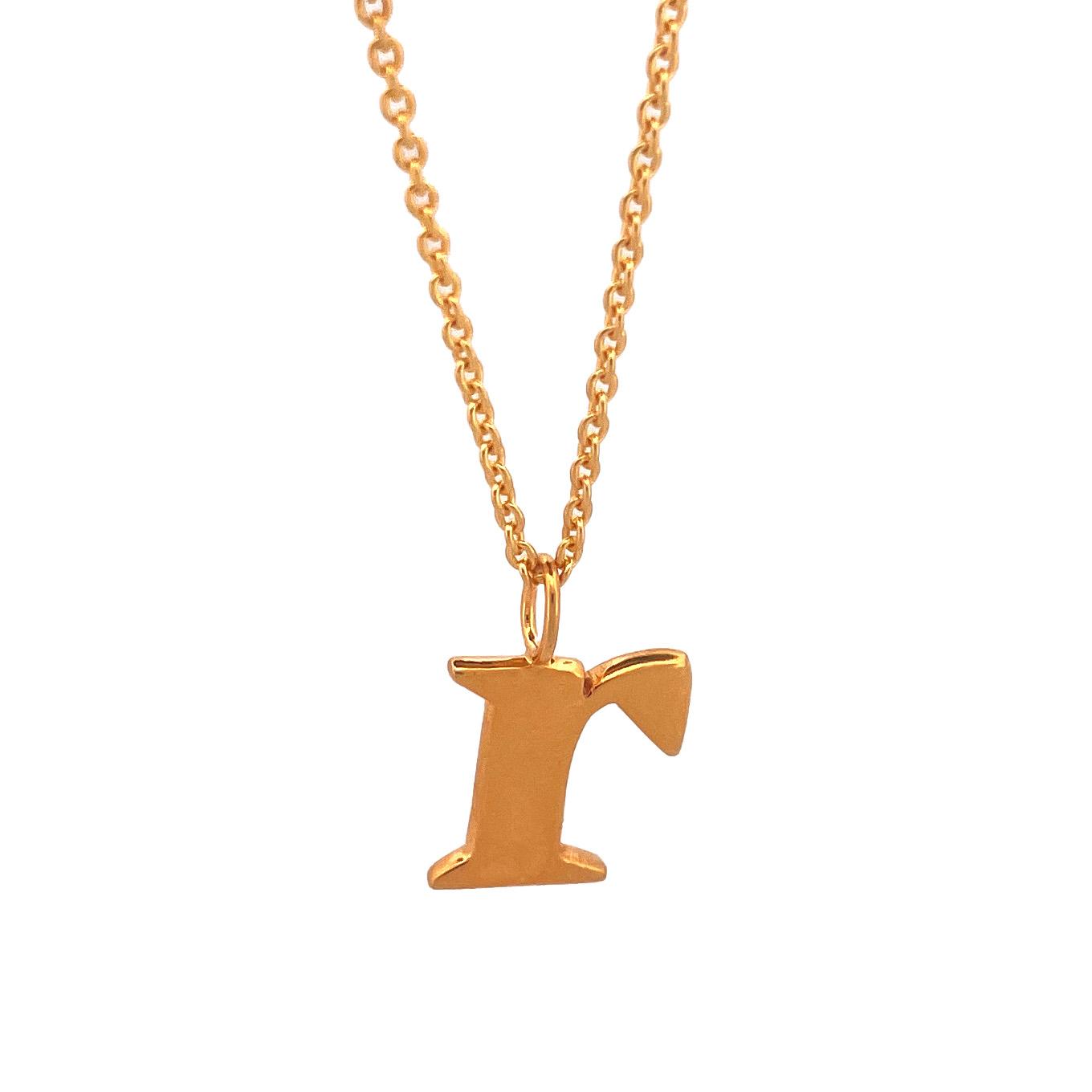 Pendentif lettre minuscule