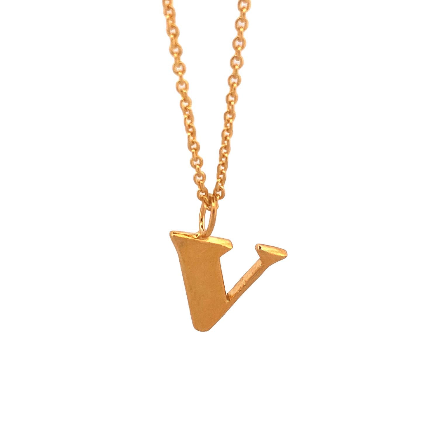 Pendentif lettre minuscule