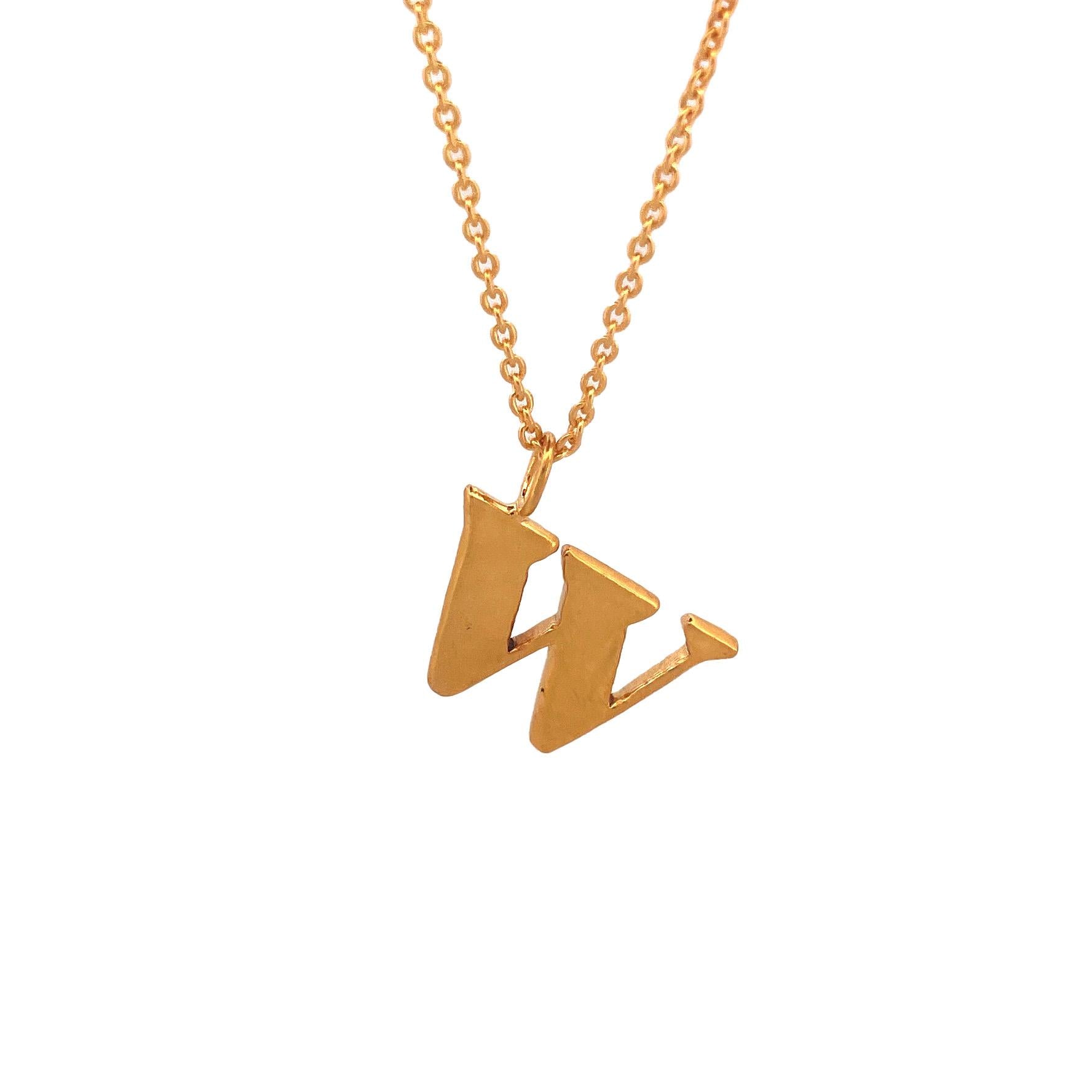 Pendentif lettre minuscule