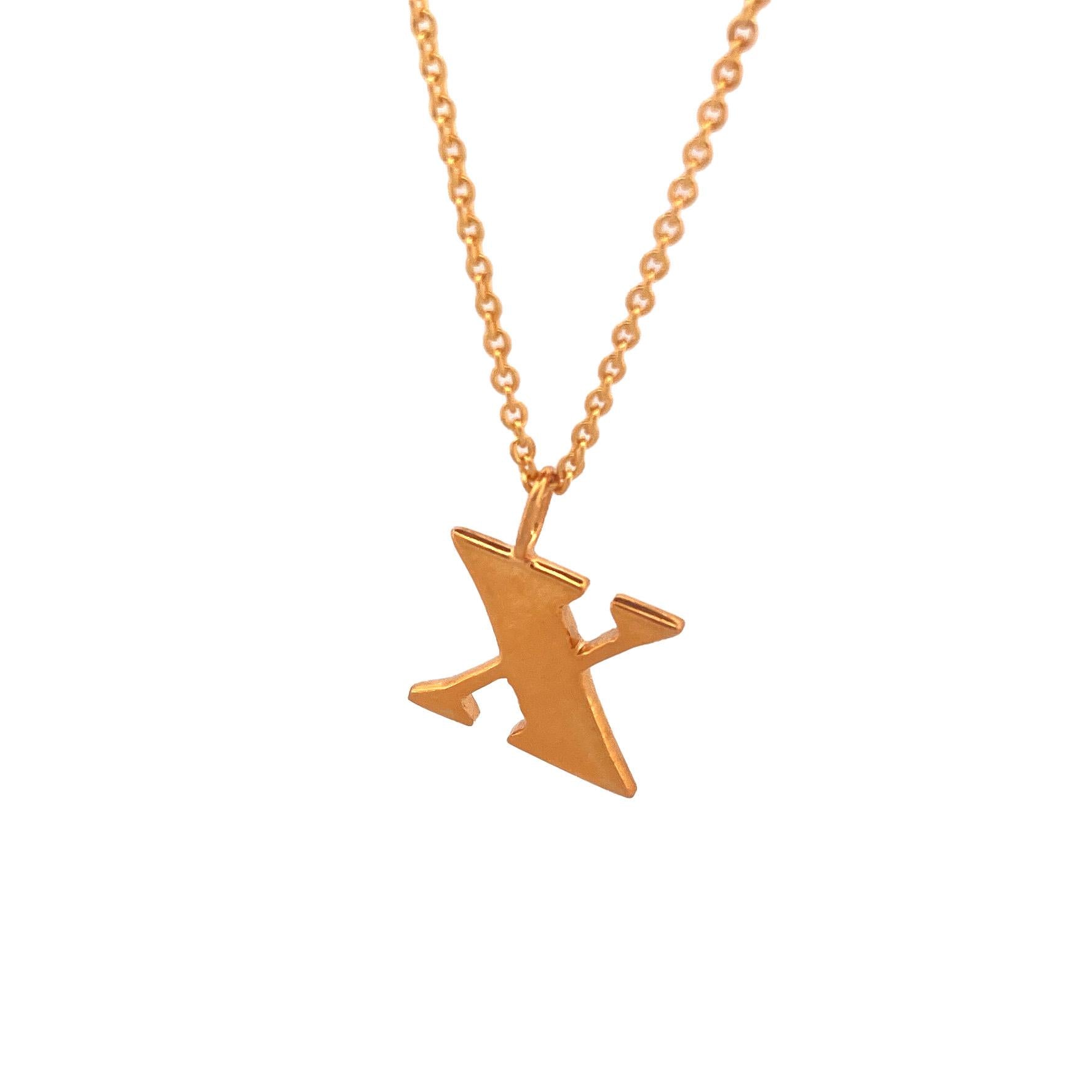 Pendentif lettre minuscule