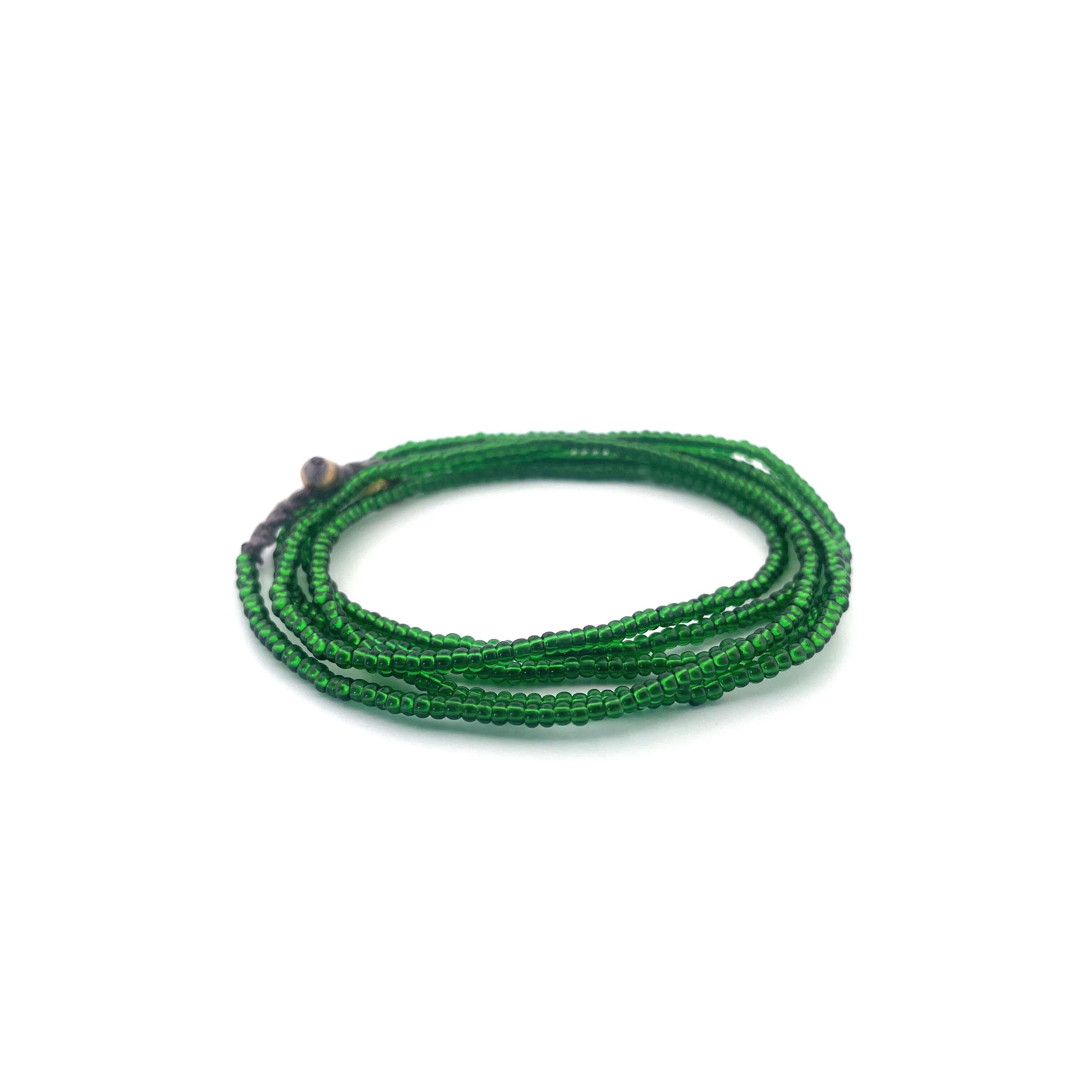 AURA necklace dark green