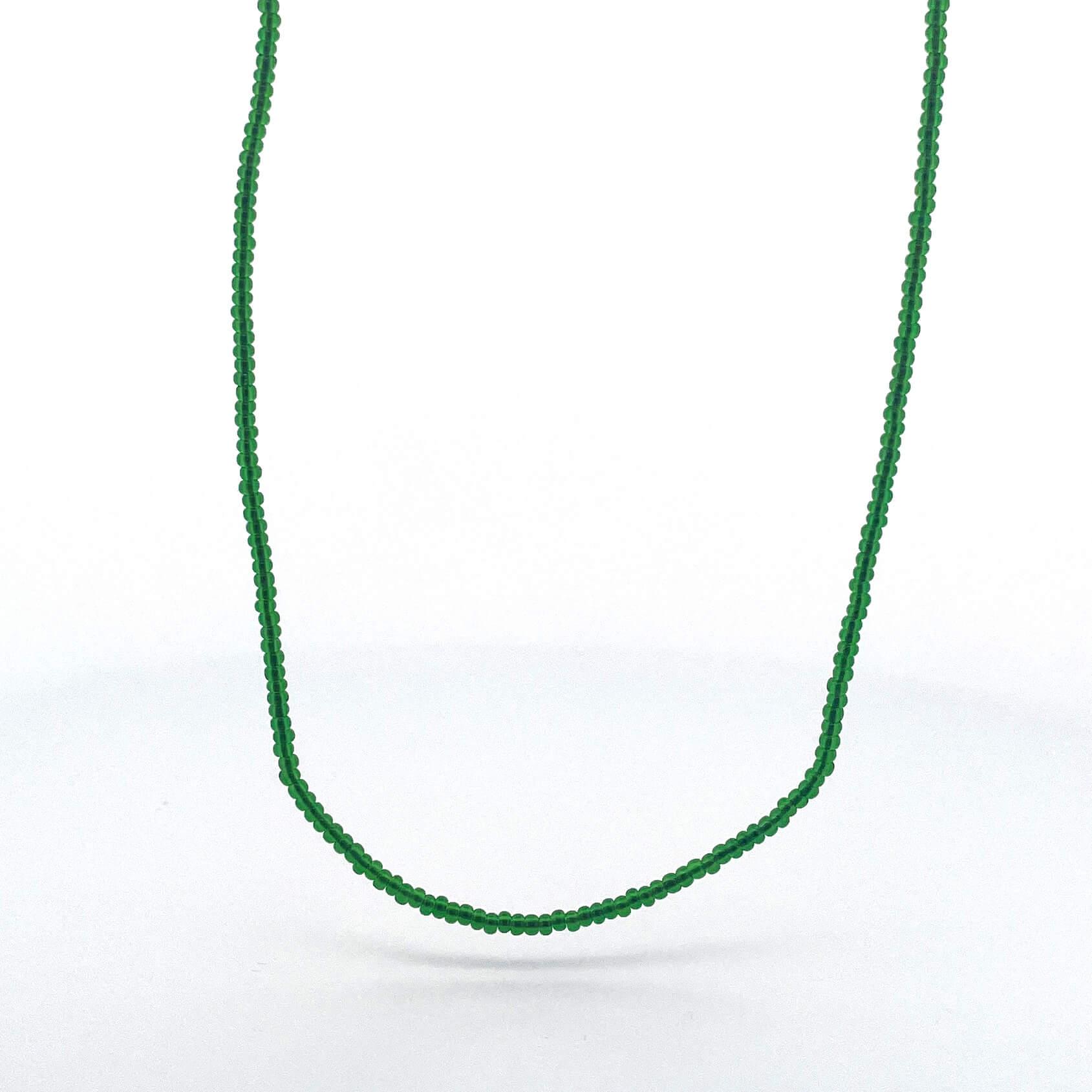 AURA necklace dark green