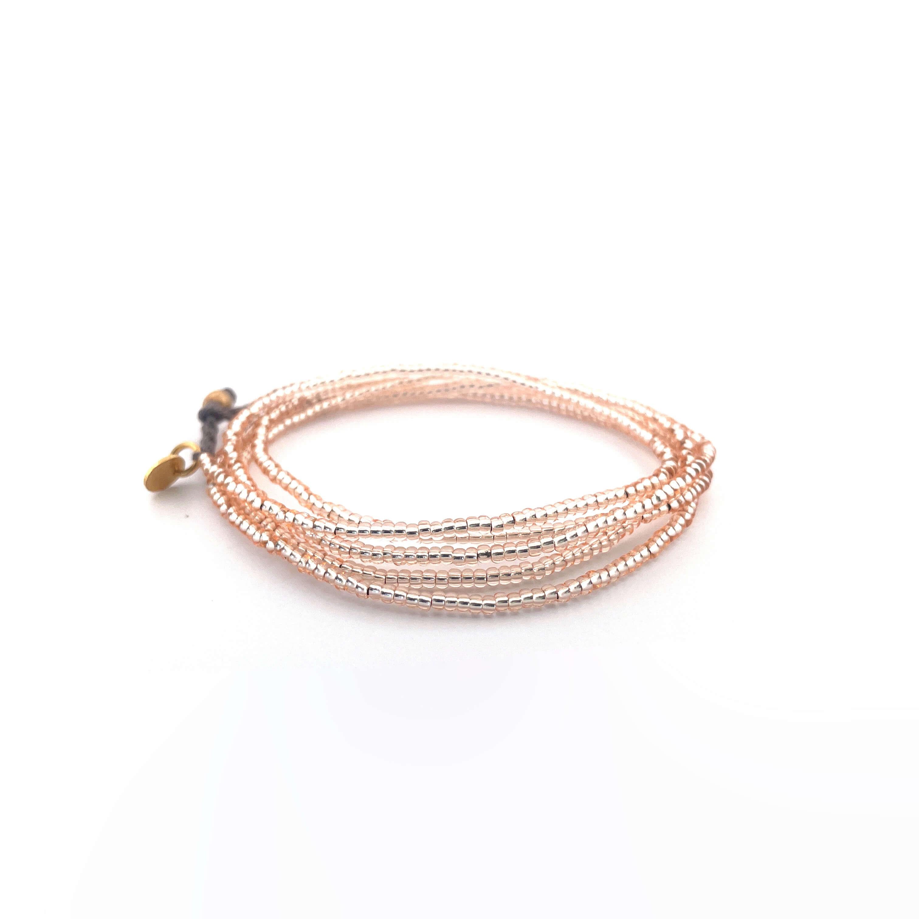 AURA necklace apricot