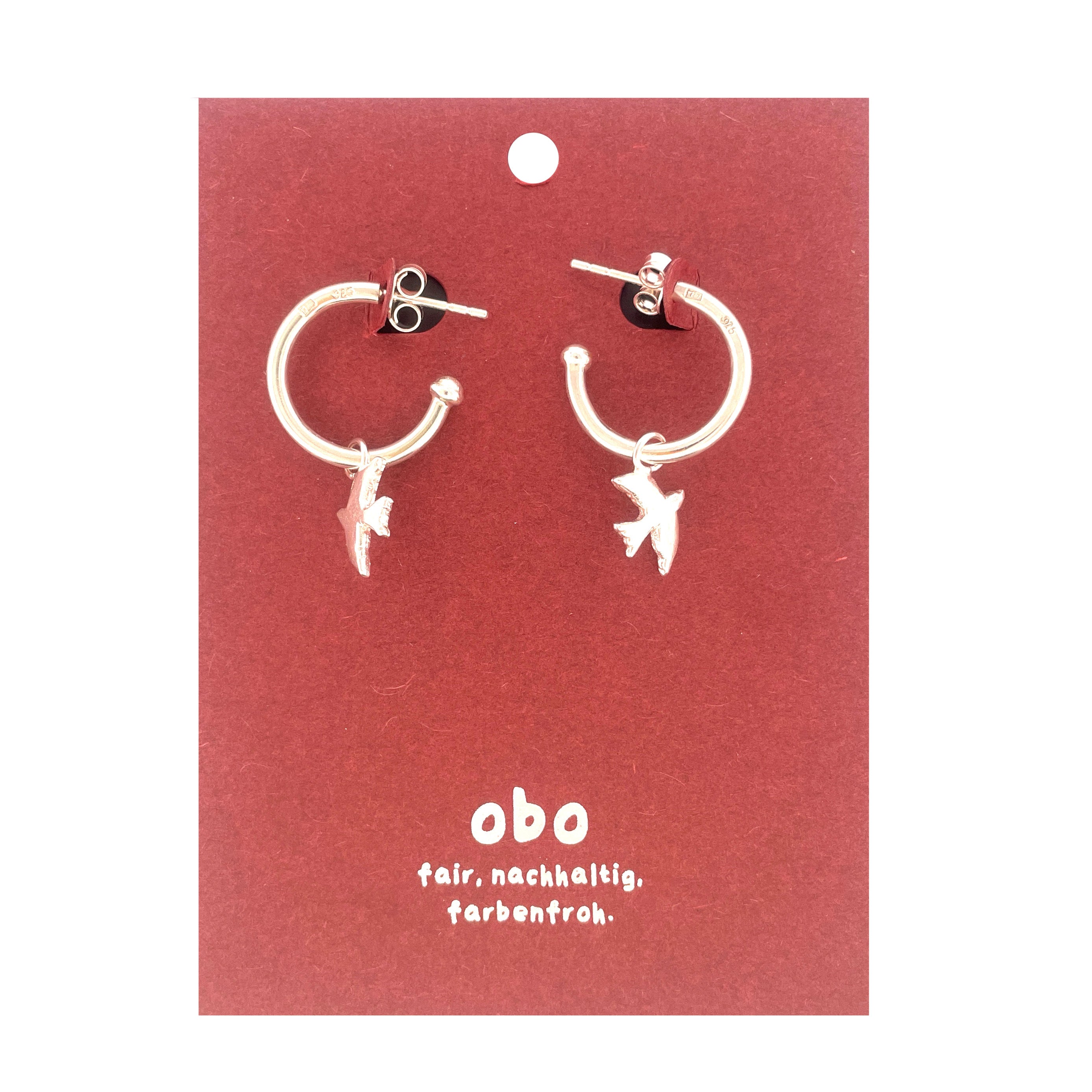 CHARMS - Viva Kreolen Schwalben: Sterling Silber