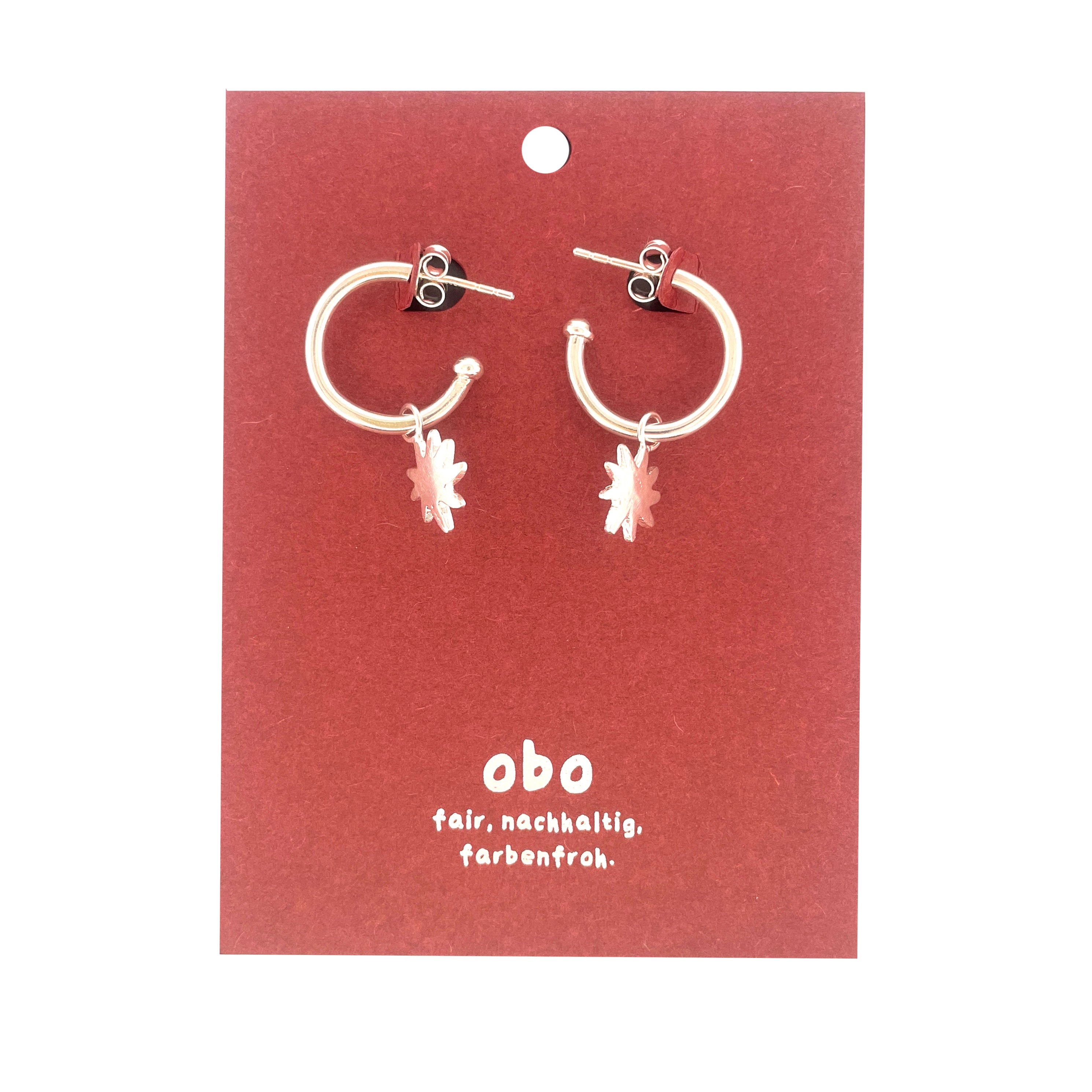 CHARMS - Viva Kreolen Sterne: Sterling Silber