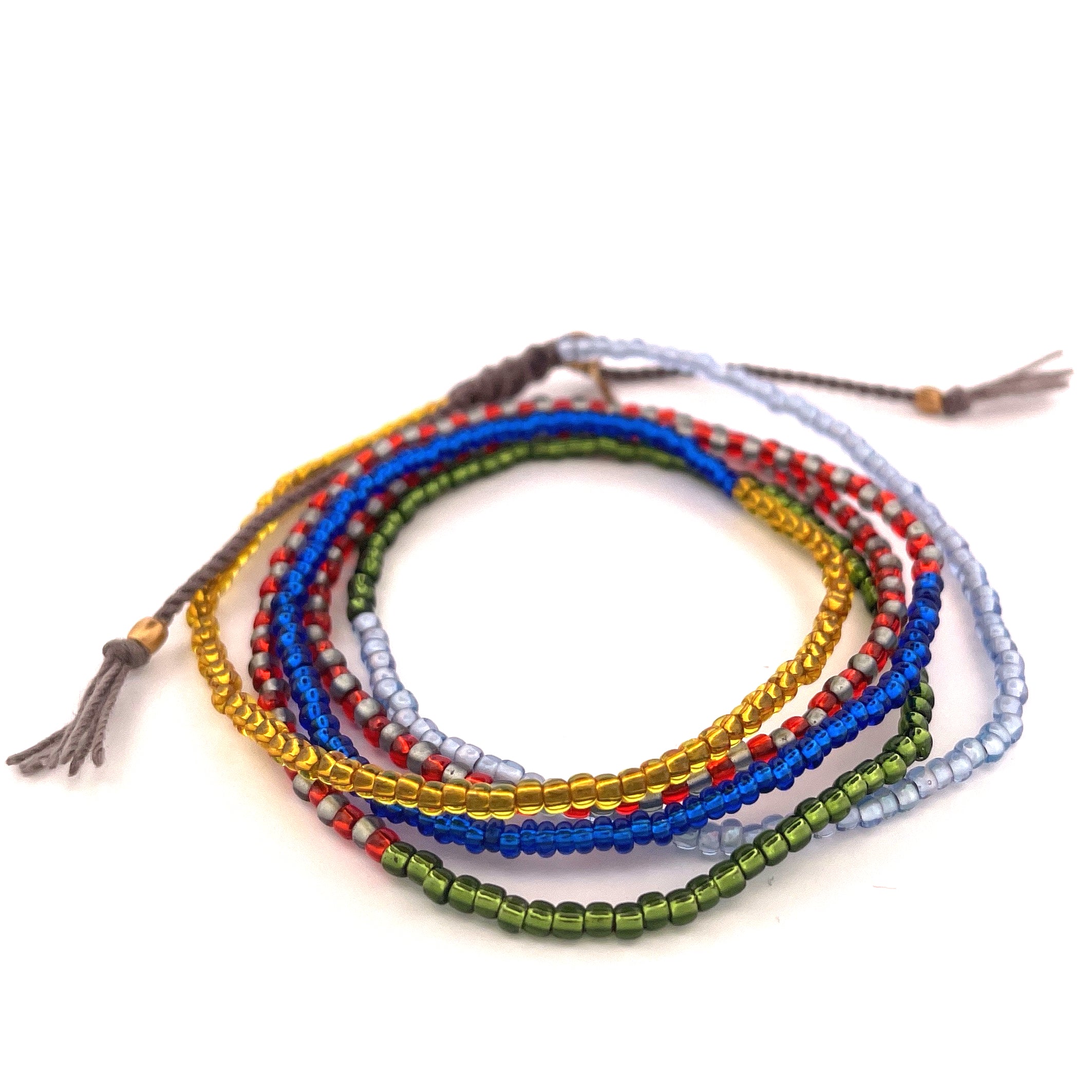 Amusons-nous - Bracelet enroulé « Champ et Feu »
