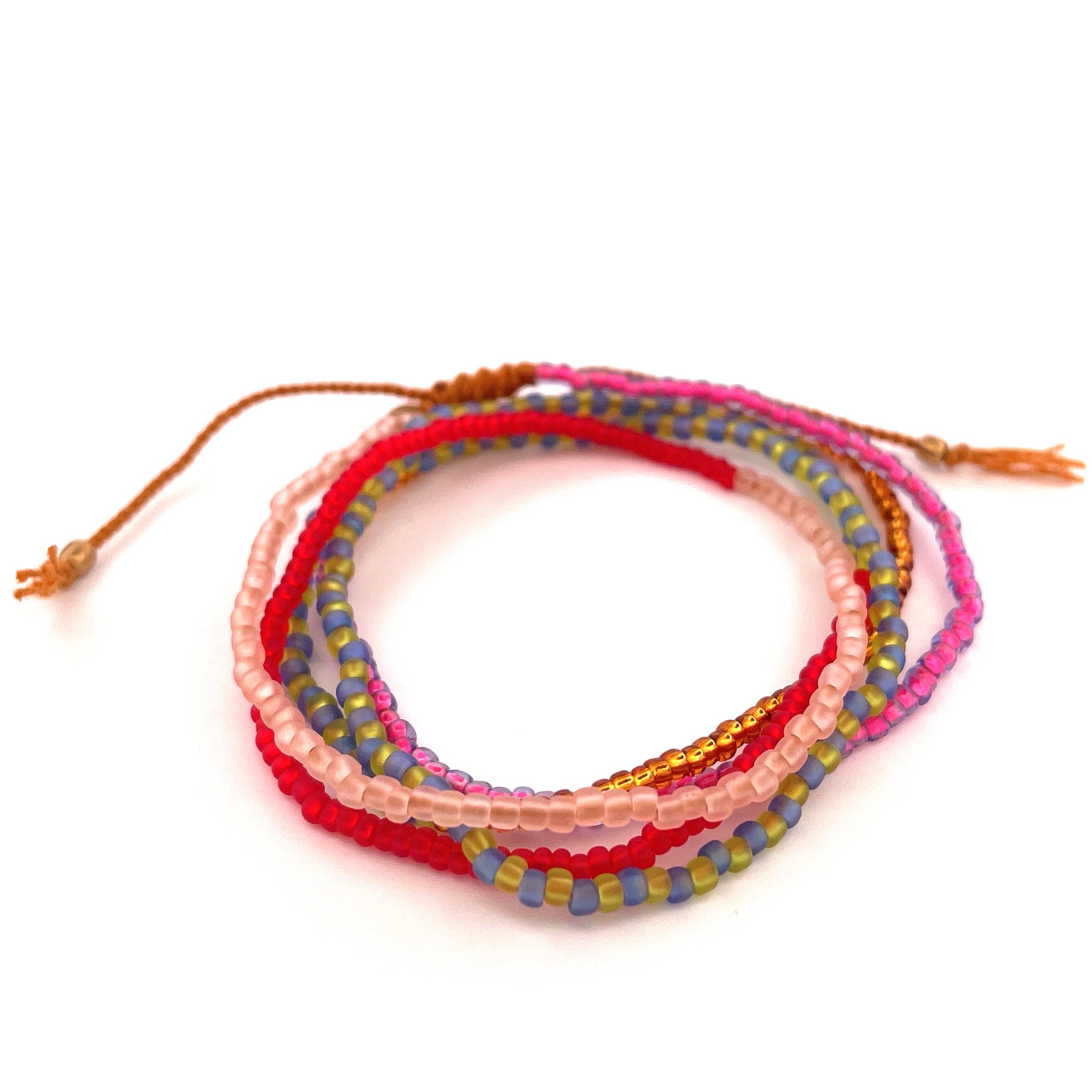 Amusons-nous - Bracelet Wrap « Utopie Rose »