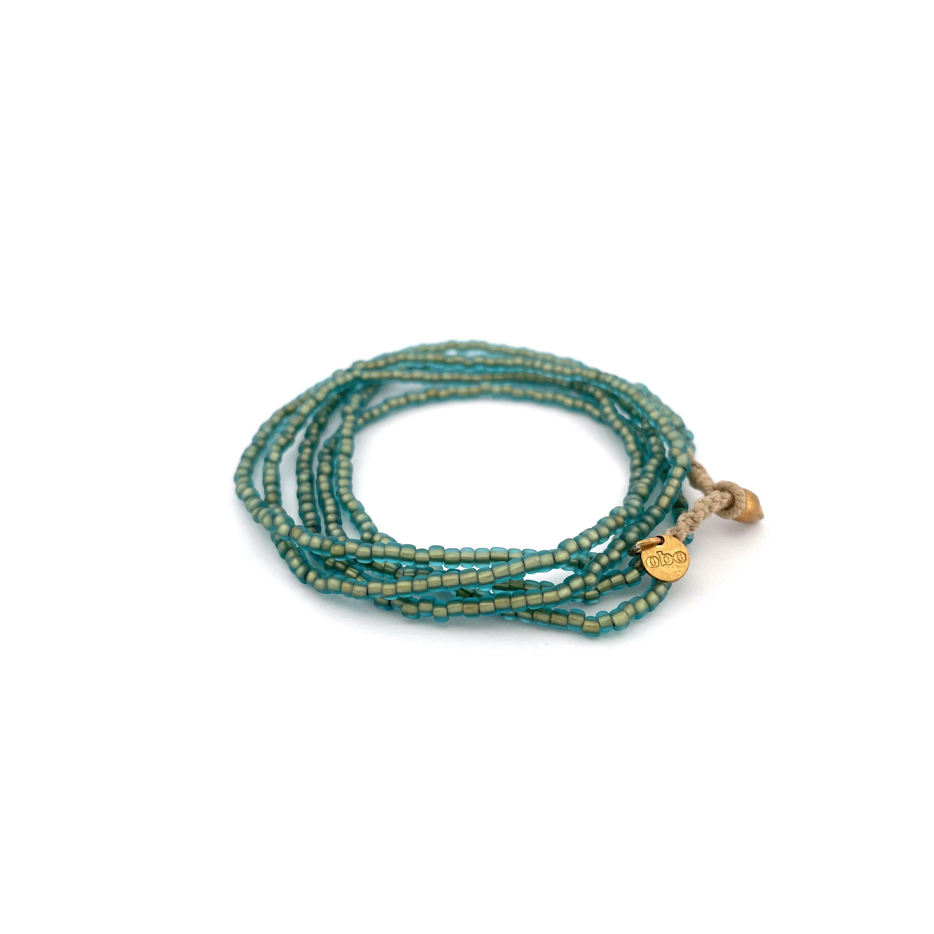 AURA necklace snake green