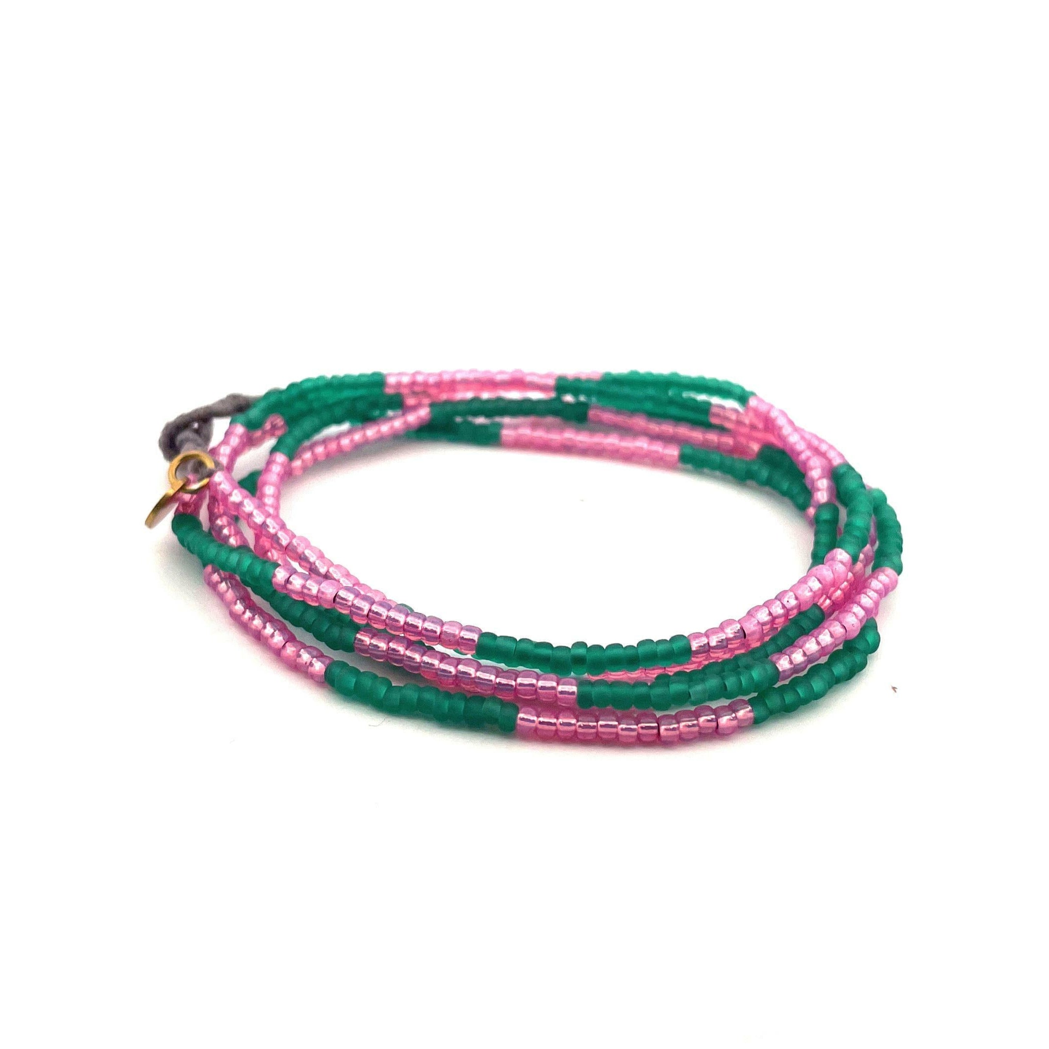 DUO - Necklace & wrap bracelet "Urban Glow"