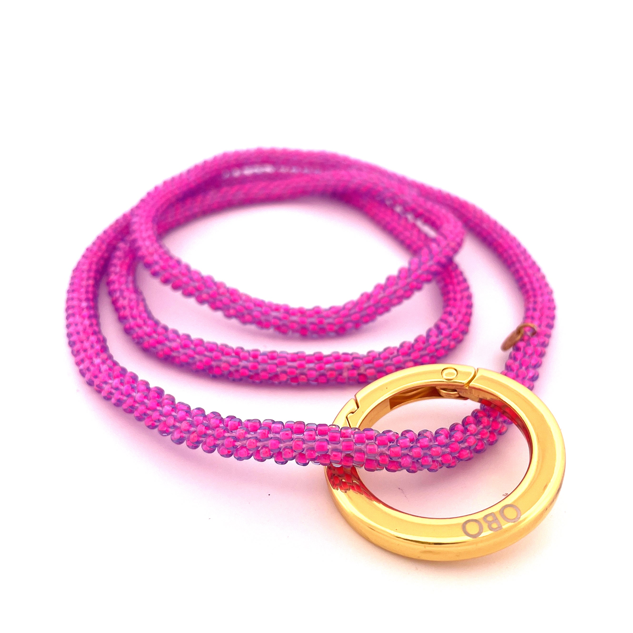 AURA - Porte-clés Roll-on - Rose Flashy