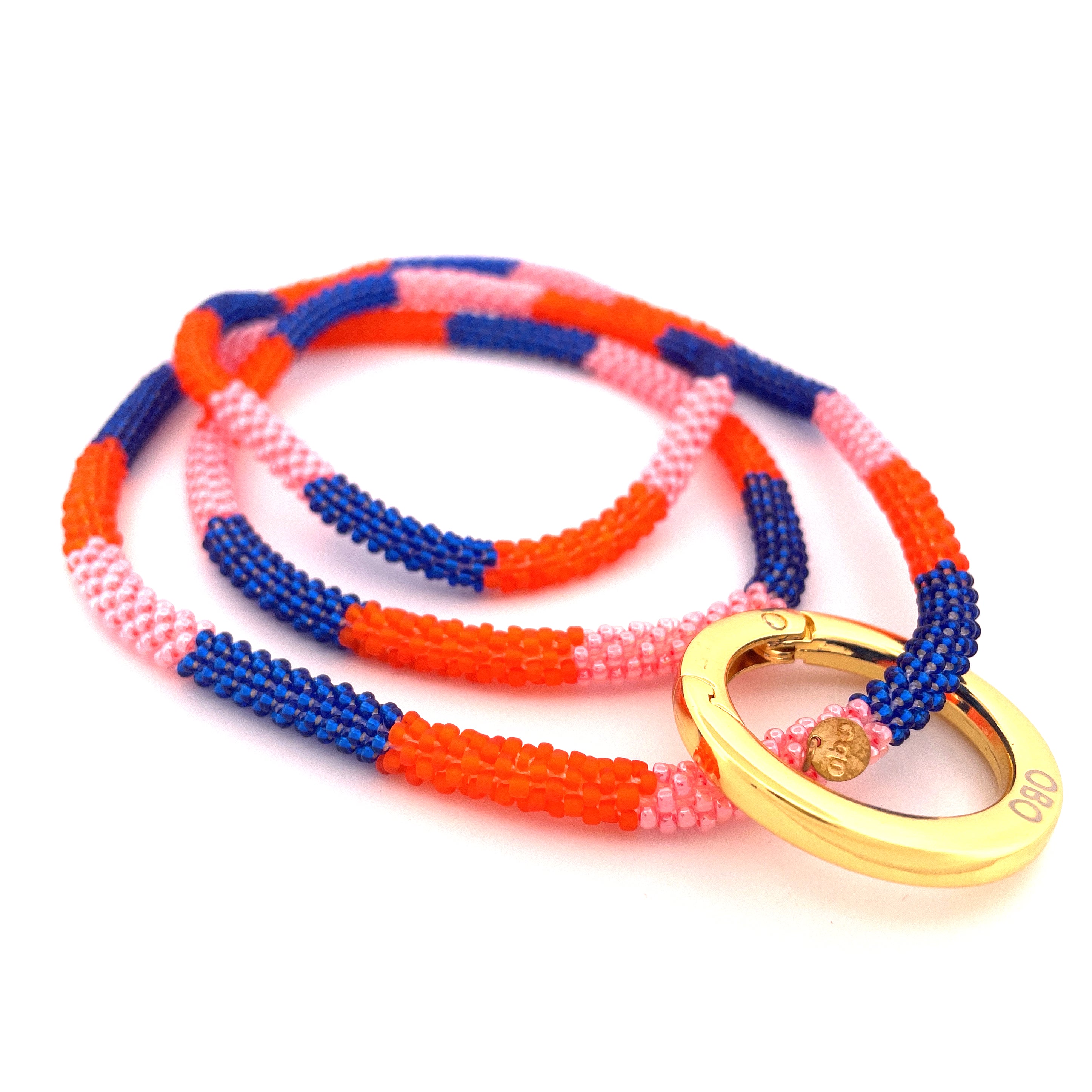 ZHC - Lanyard Mix 5 : rose, orange et bleu