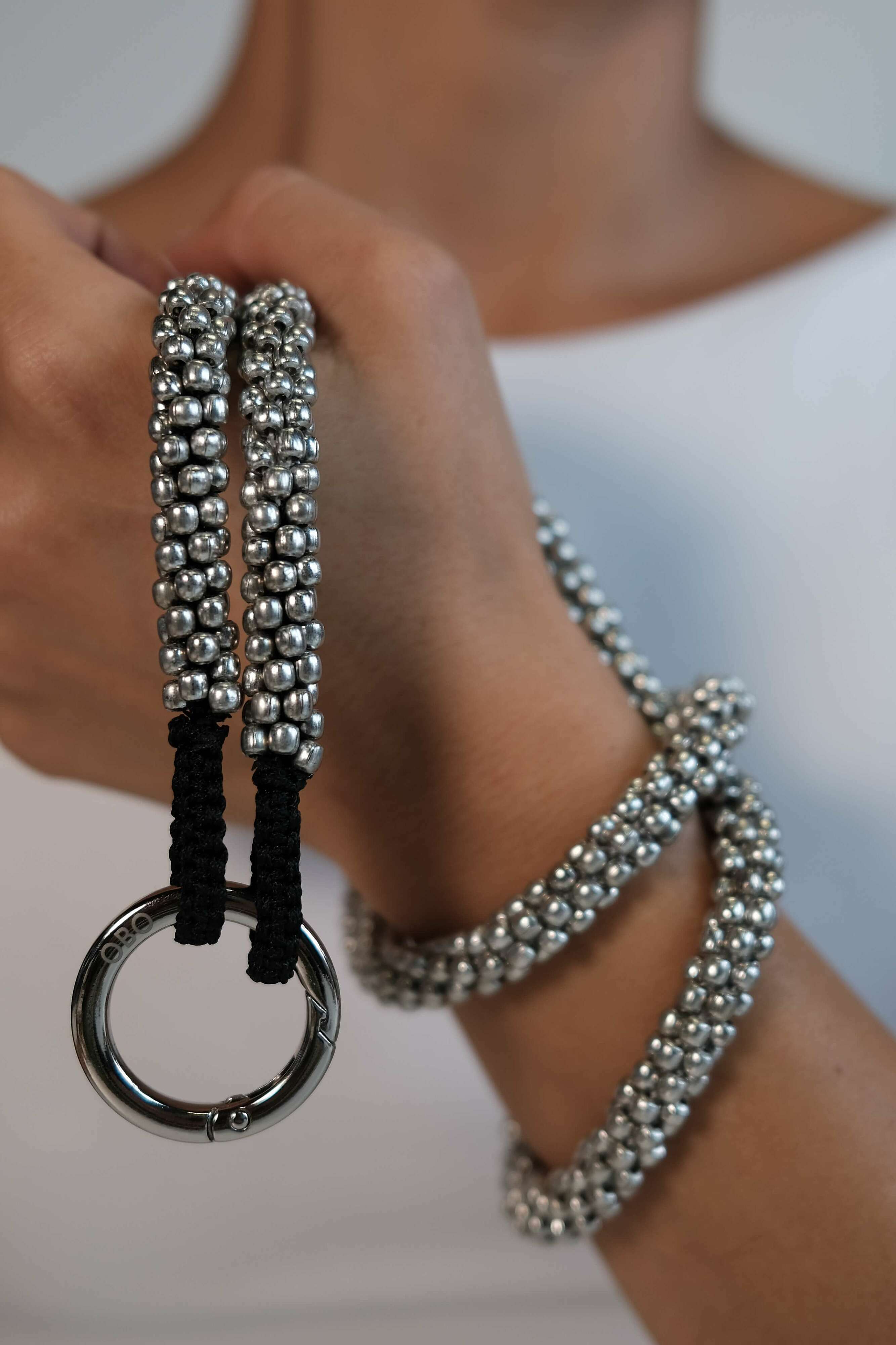 BOLD - Roll-on Schlüsselband: Messing versilbert