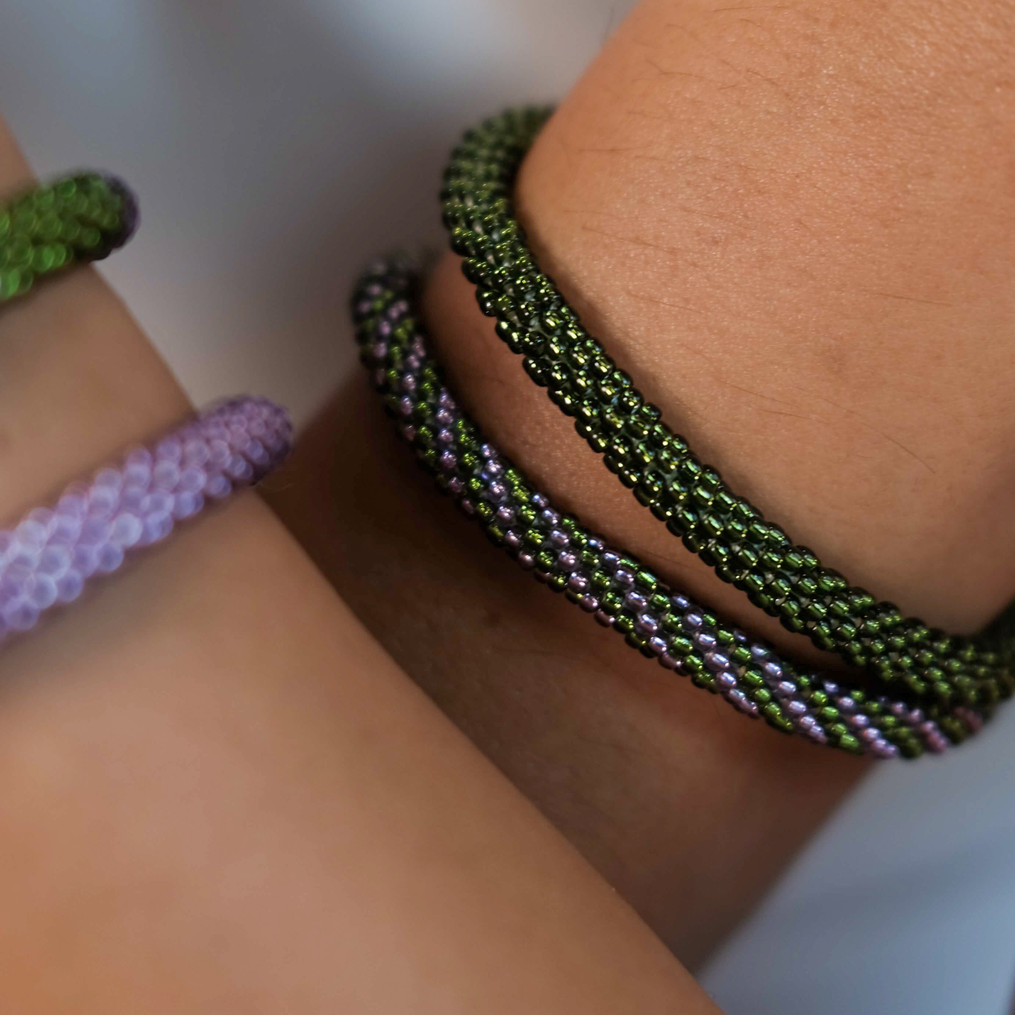 Fine Twister - Roll-on Armband "Waldviolett"