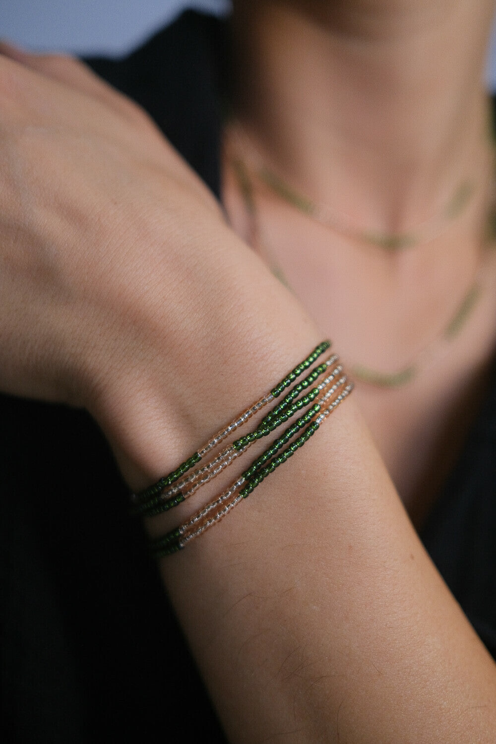 DUO - Kette & Wickelarmband "Waldfreude"