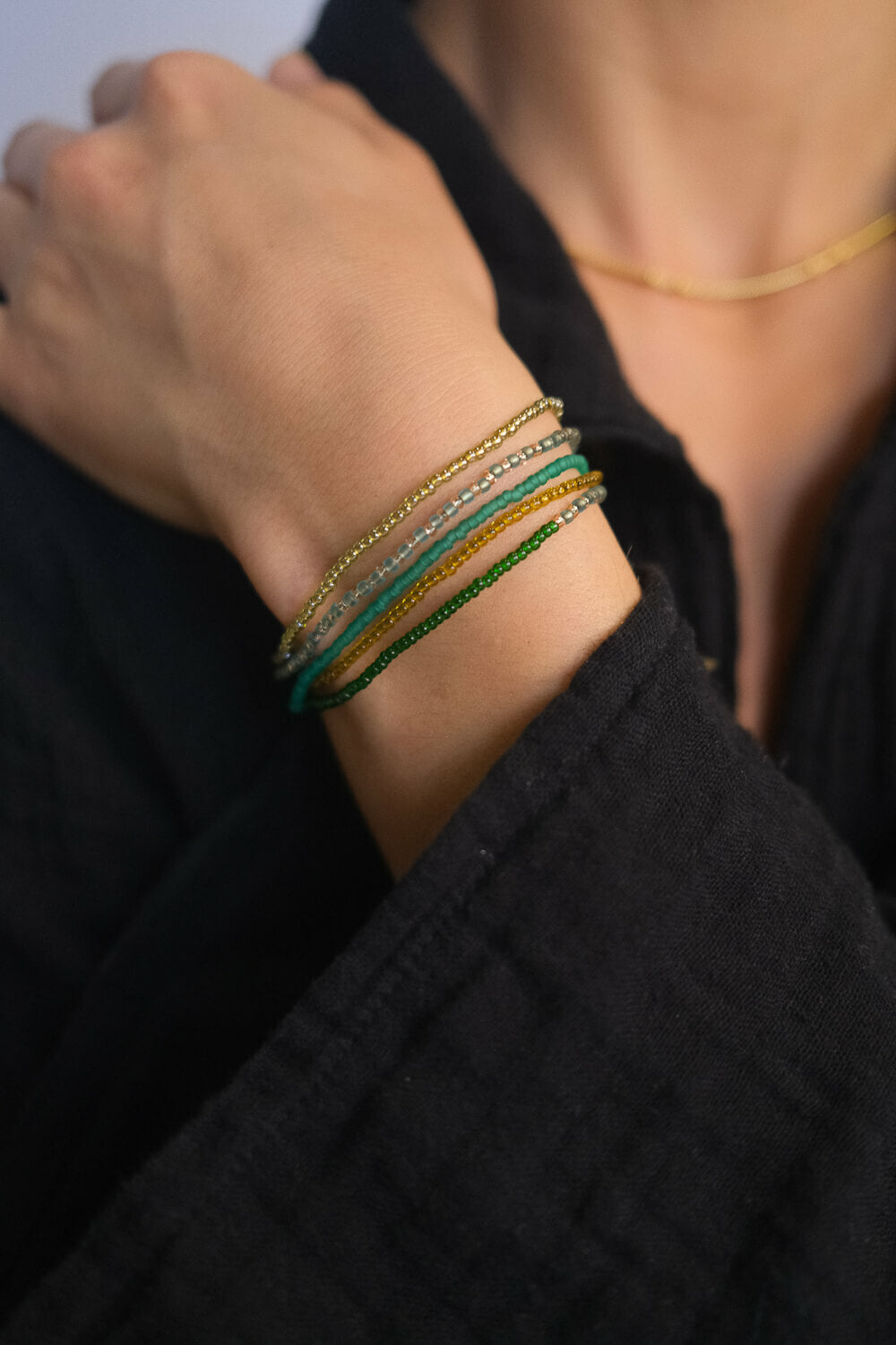 Amusons-nous - Bracelet enroulé « Forest Shine »