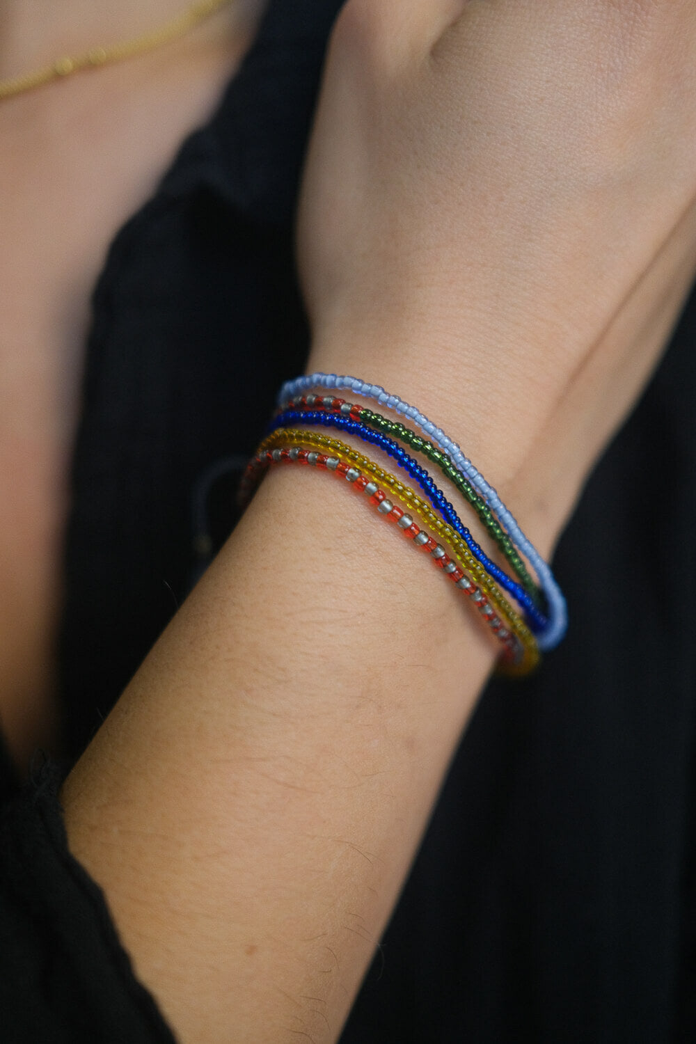 Amusons-nous - Bracelet enroulé « Champ et Feu »