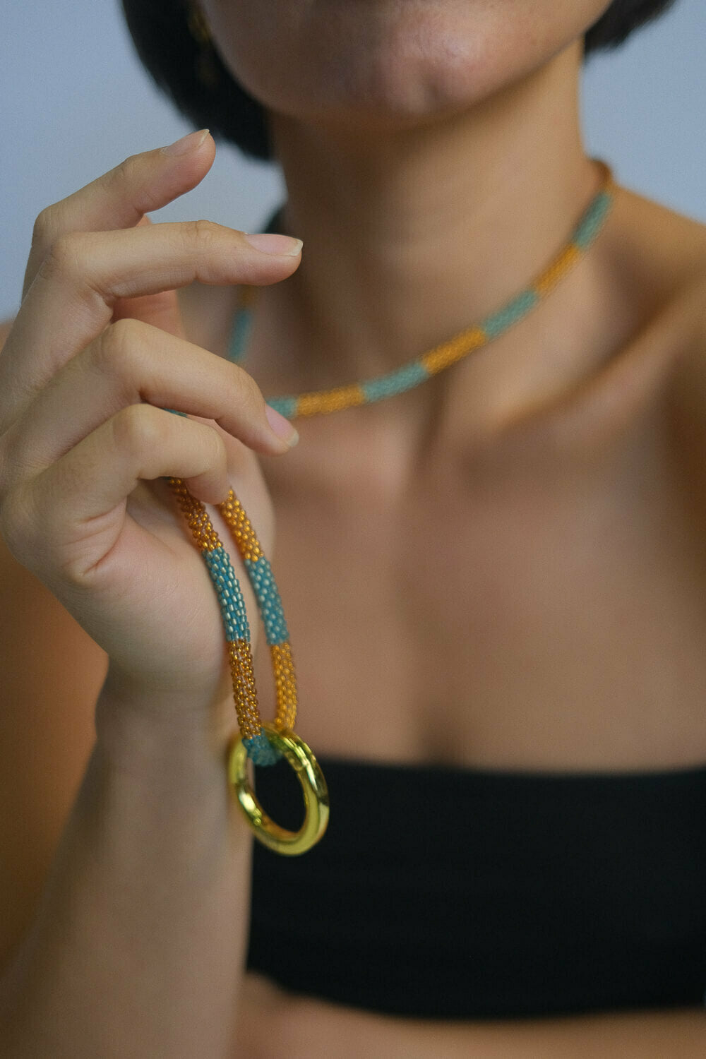 DUO - Handykette "Moosgold"
