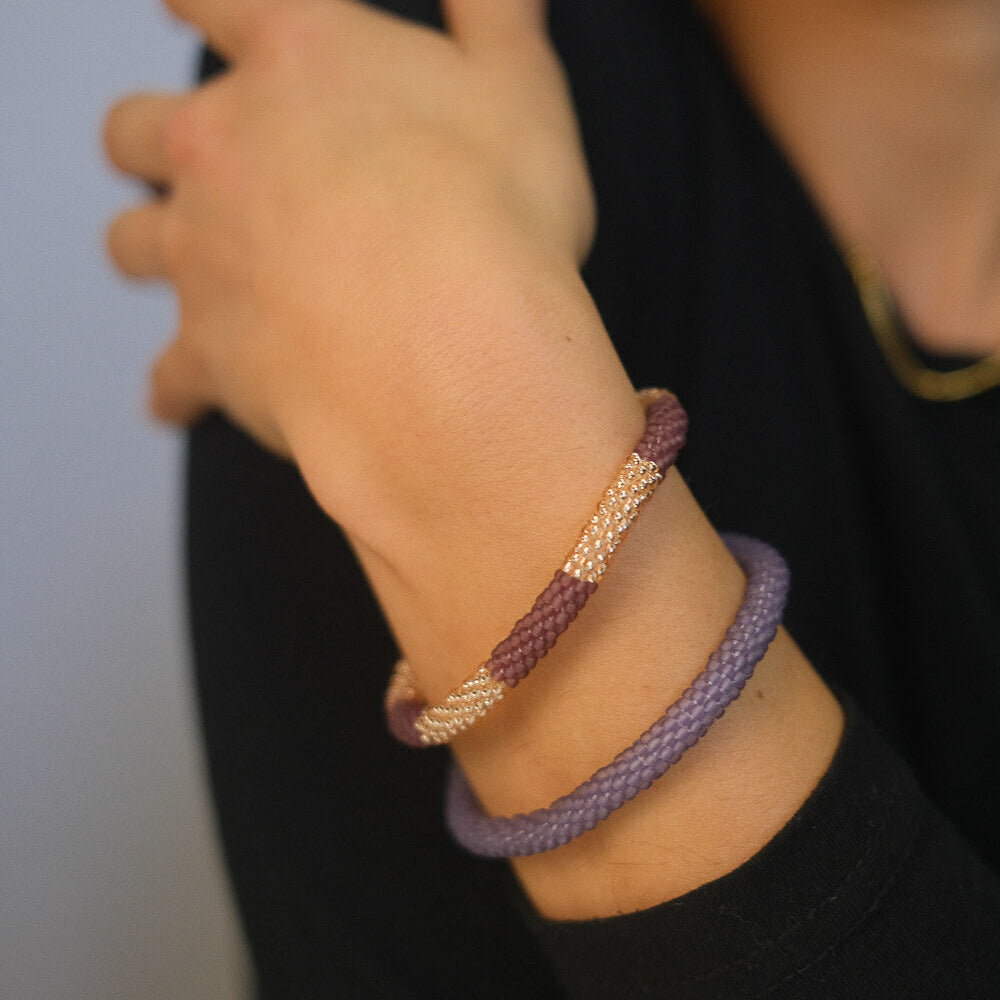 AURA - Roll-on Armband Lavendel