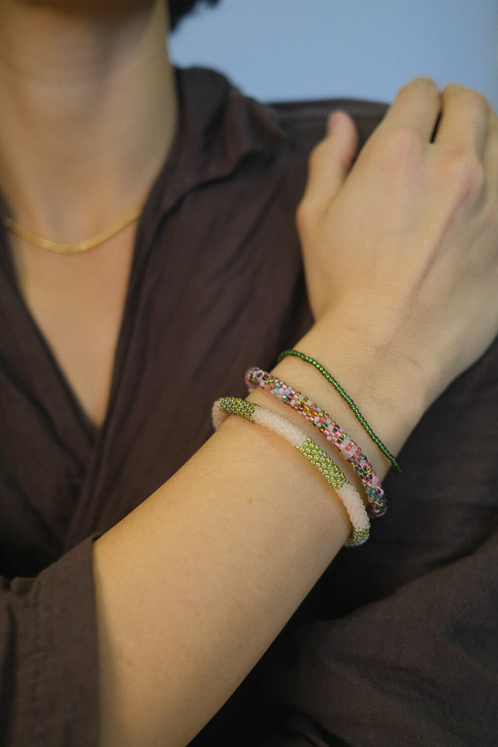 DUO - Roll-on Armband "Rosenzeste"