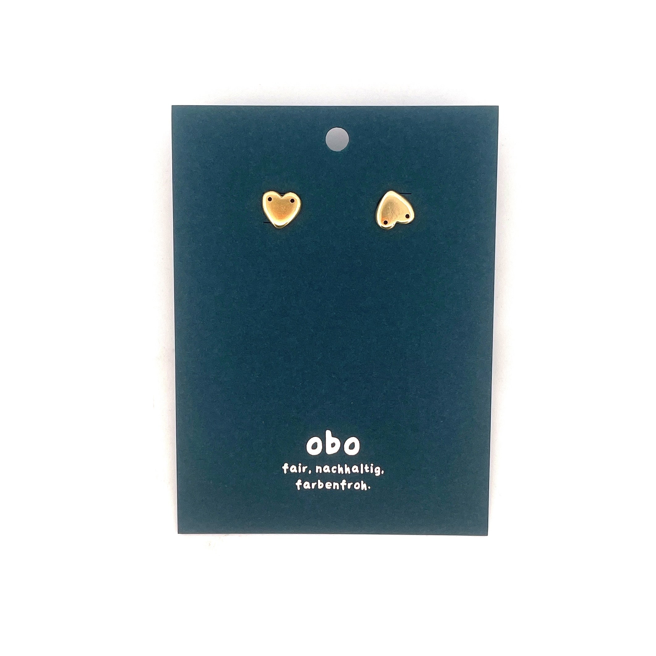 CHARMS - Viva Ohrstecker Boobies Messing vergoldet