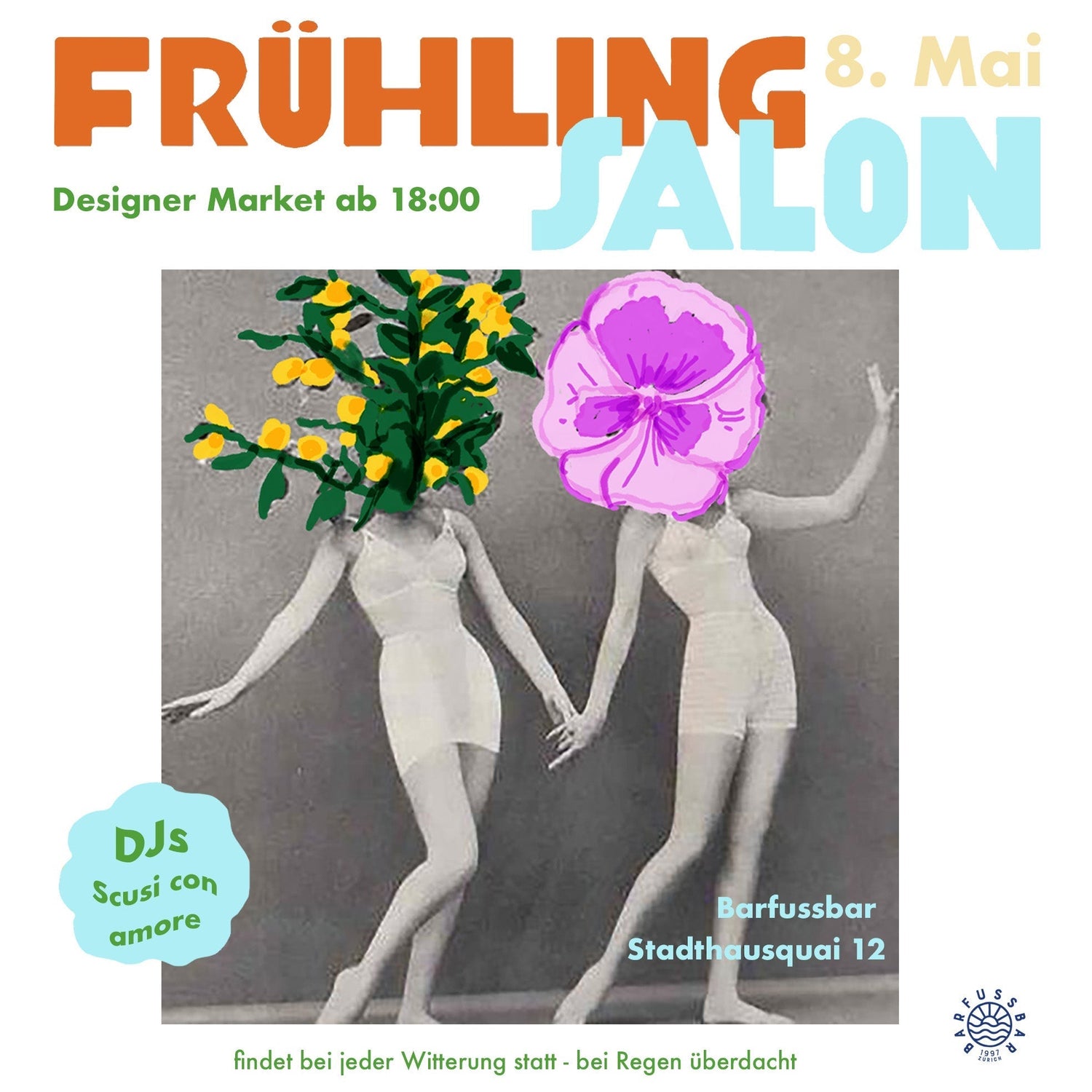 Frühlingssalon Zürich: Designer*innenmarkt in der Frauenbadi