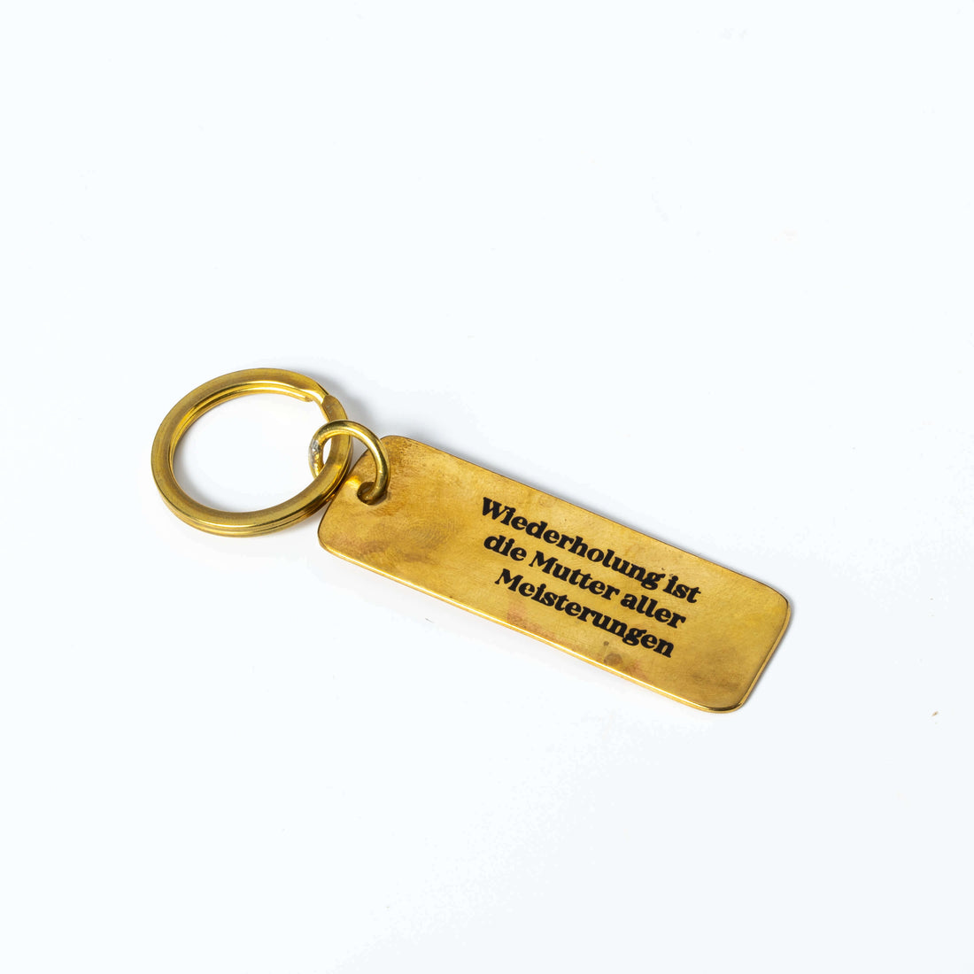 MANTRA - Keychain - &quot;Repetition is the mother of all mastery&quot;