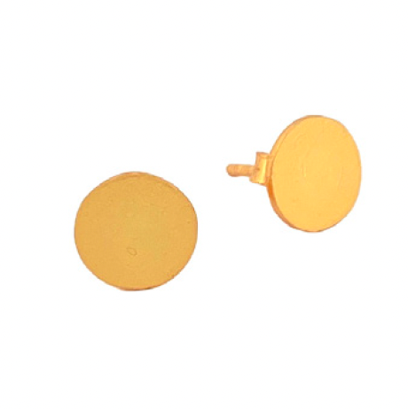 Vollmond Stecker - Messing vergoldet