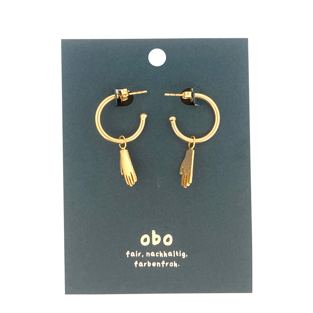 CHARMS - Viva Kreolen Hände: Messing vergoldet