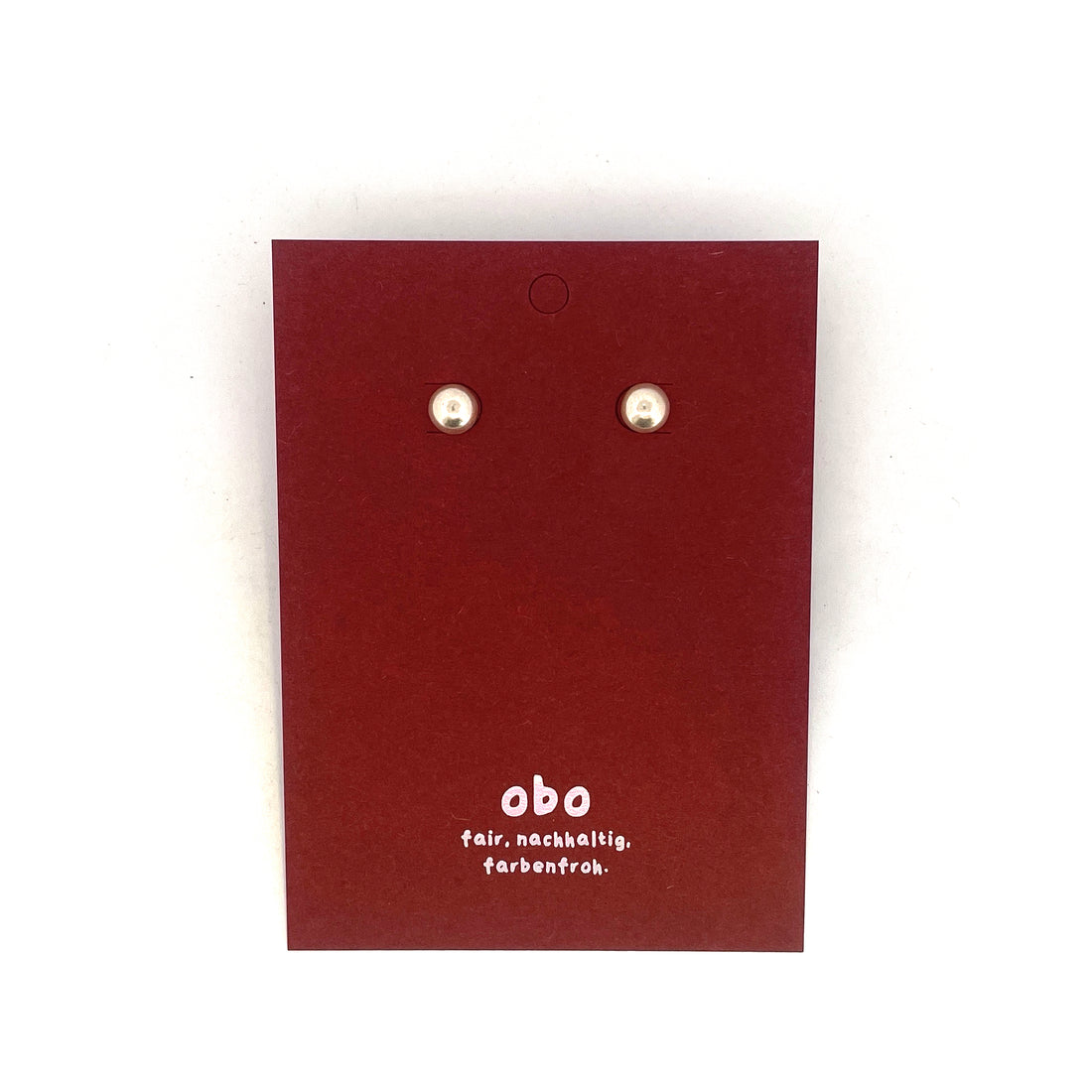 CHARMS - Viva Ohrstecker Halbkugel: Sterling Silber