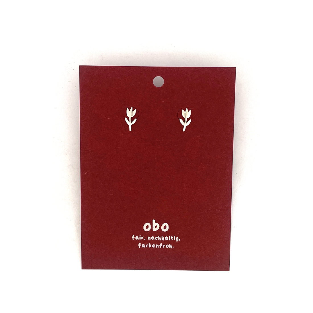 CHARMS - Viva Ohrstecker Blume: Sterling Silber