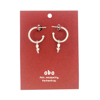 CHARMS - Viva Kreolen Rosen: Sterling Silber