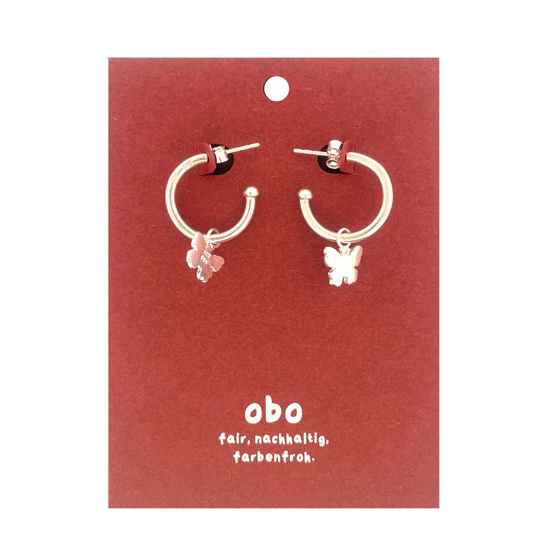 CHARMS - Viva Kreolen Schmetterling: Sterling Silber
