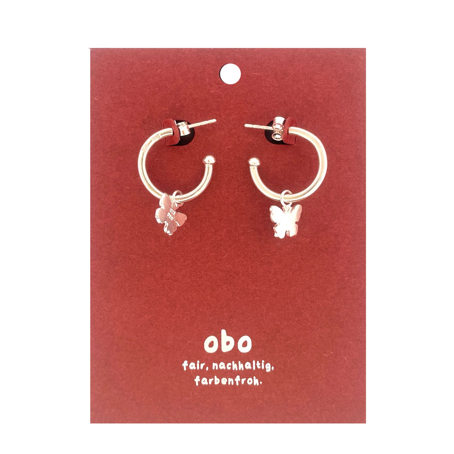 CHARMS - Viva Kreolen Schmetterling: Sterling Silber
