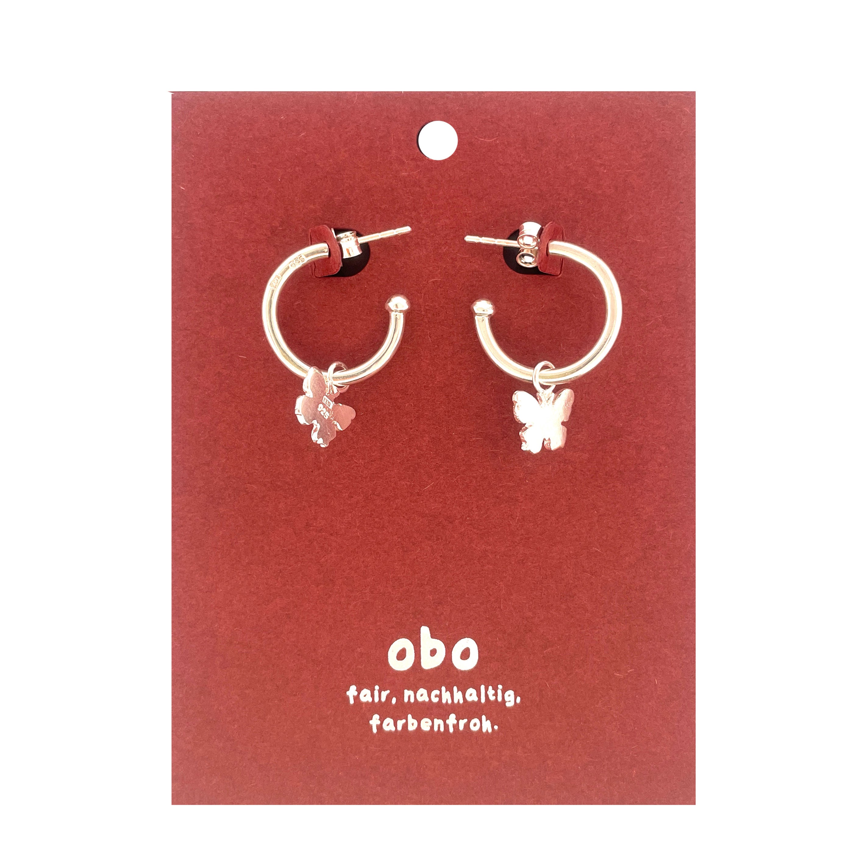 CHARMS - Viva Kreolen Schmetterling: Sterling Silber