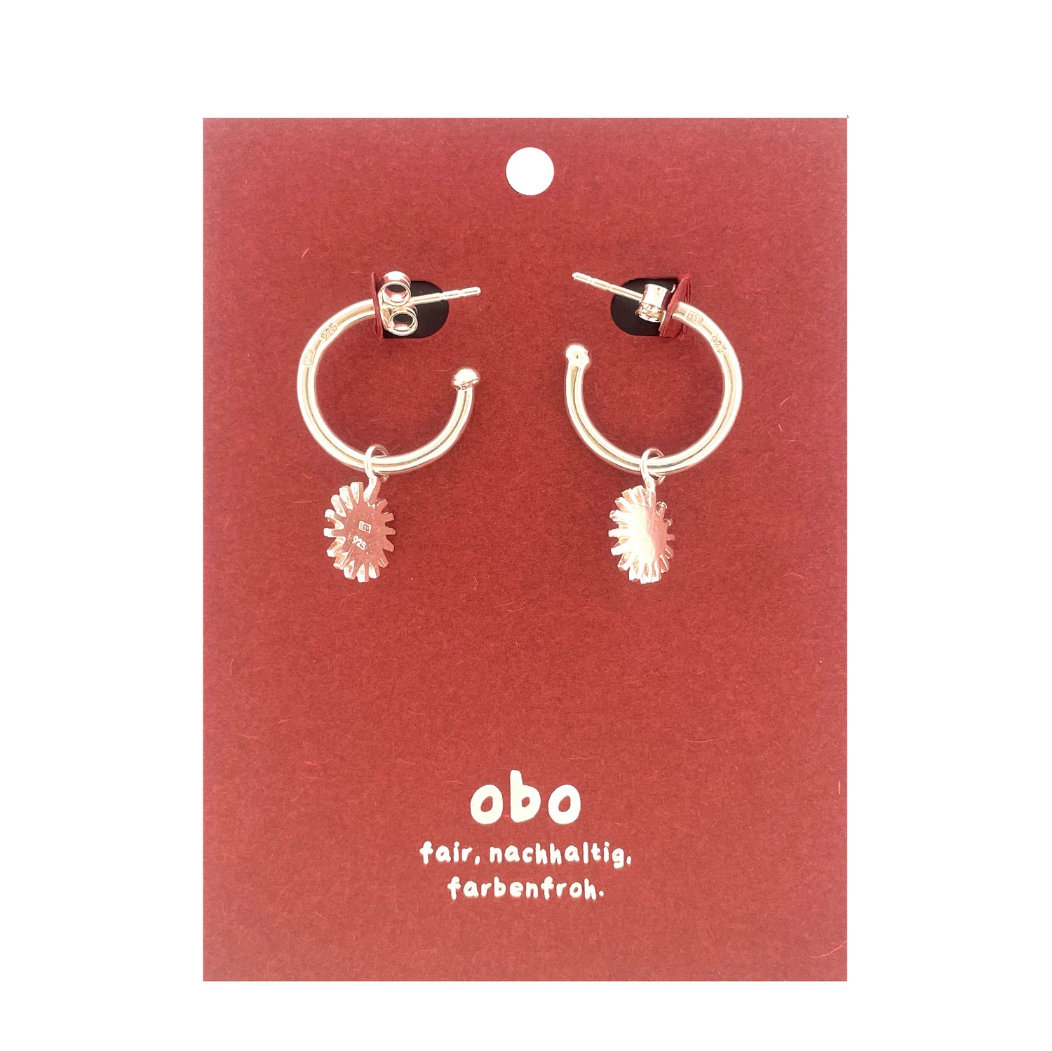 CHARMS - Viva Kreolen Sonnen: Sterling Silber