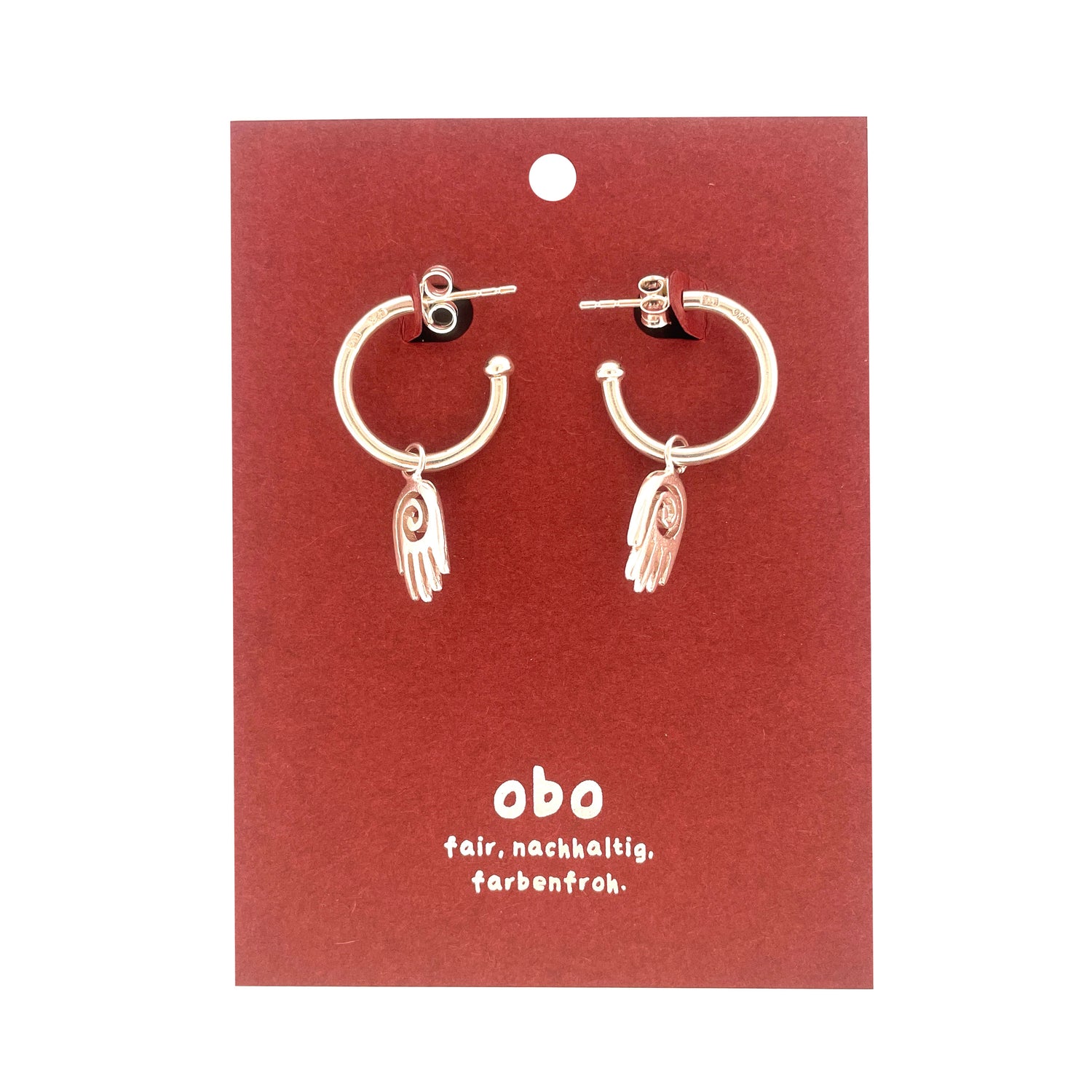 CHARMS - Viva Kreolen Spiralhand: Sterling Silber