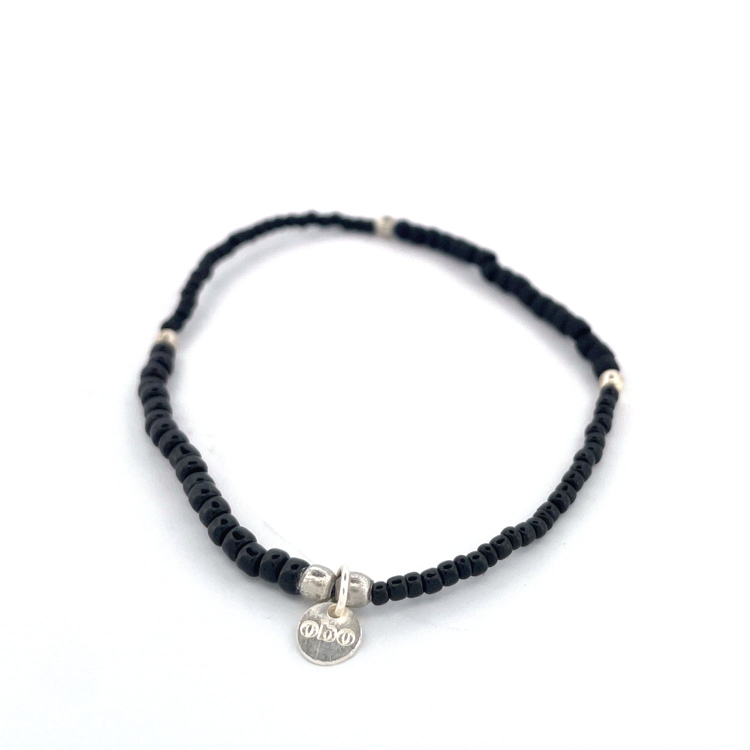 ORION Stretch Armband mit Silberperlen