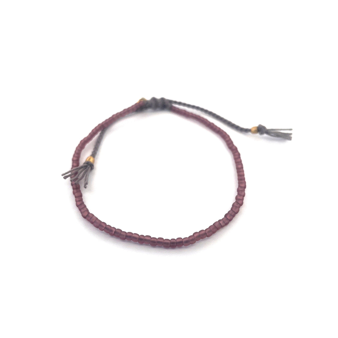 AURA - Bracelet extensible aubergine