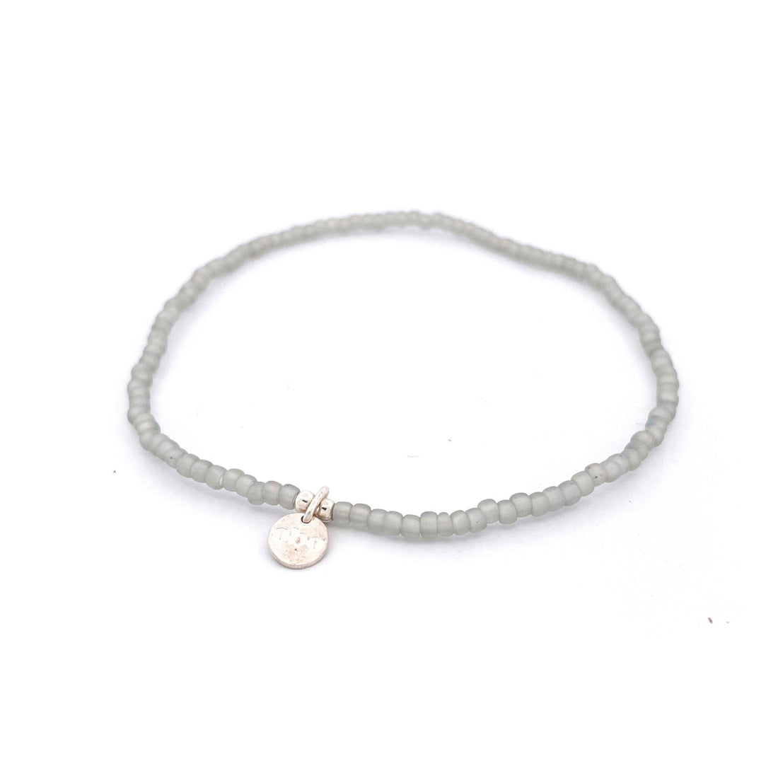 AURA - Bracelet extensible gris scintillant 