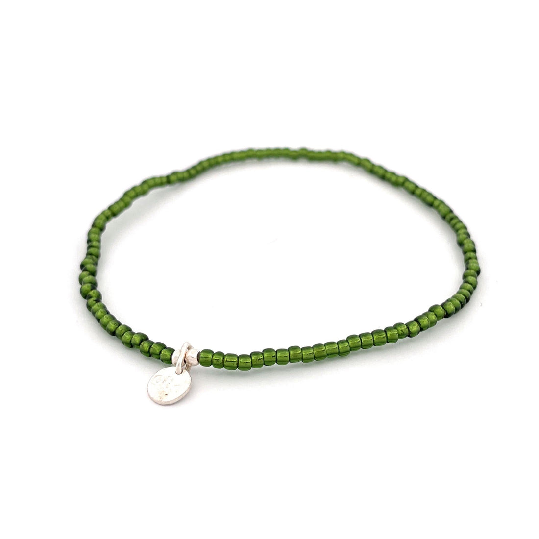 AURA - Bracelet extensible vert forêt 