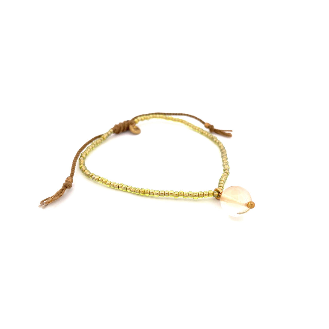 AURA – Bracelet avec citrine et citron vert 