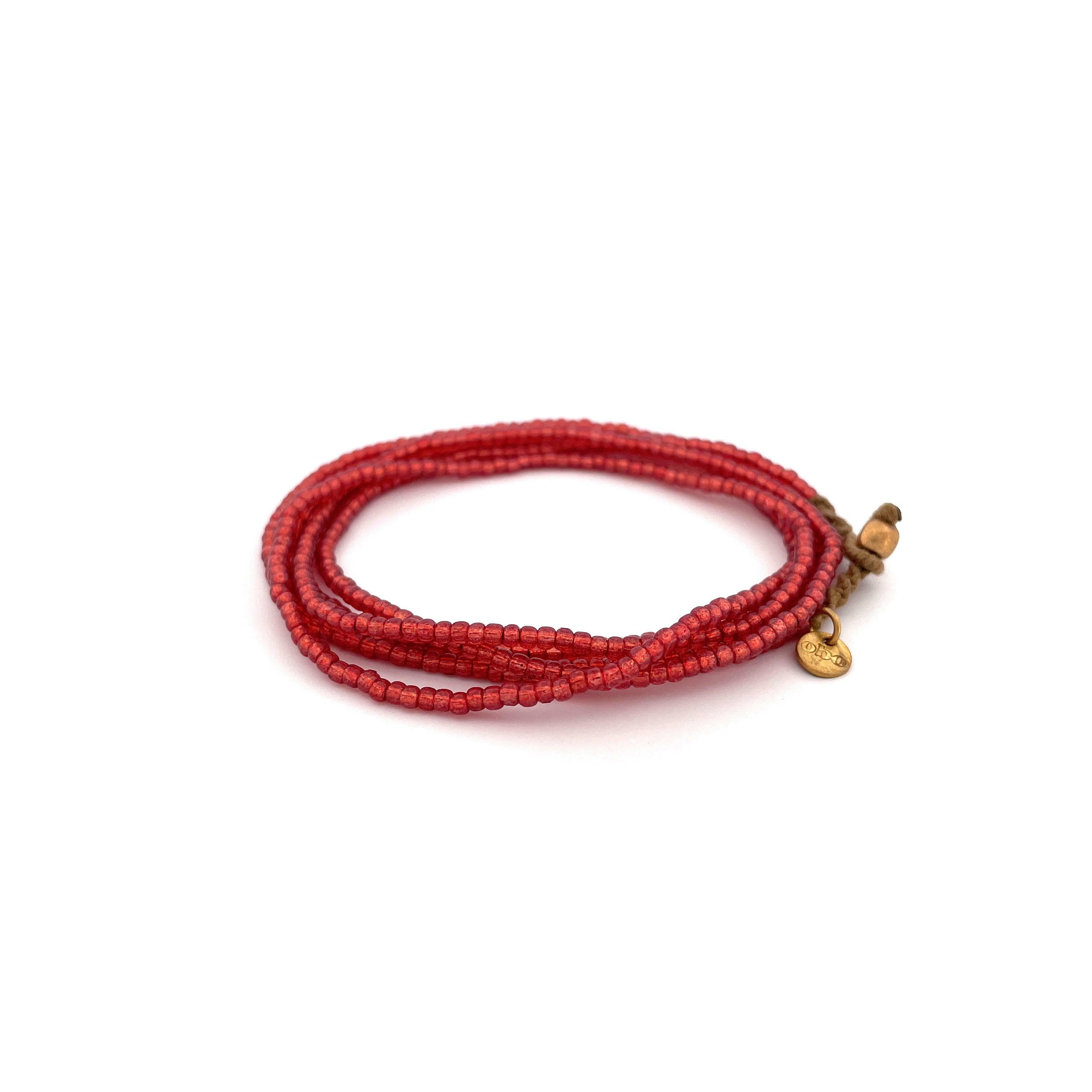 AURA necklace blood orange 