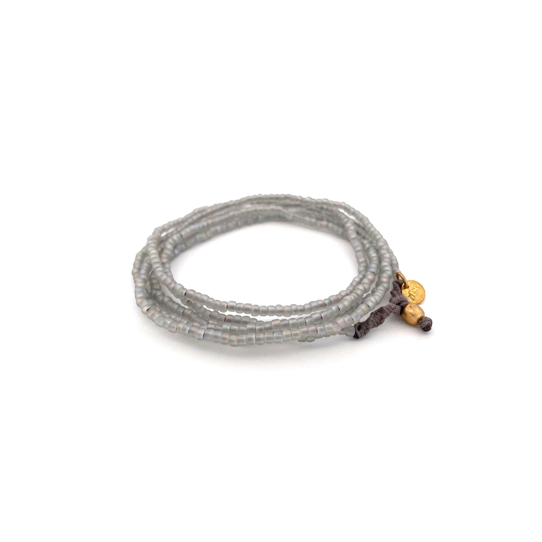 AURA necklace grey shimmer
