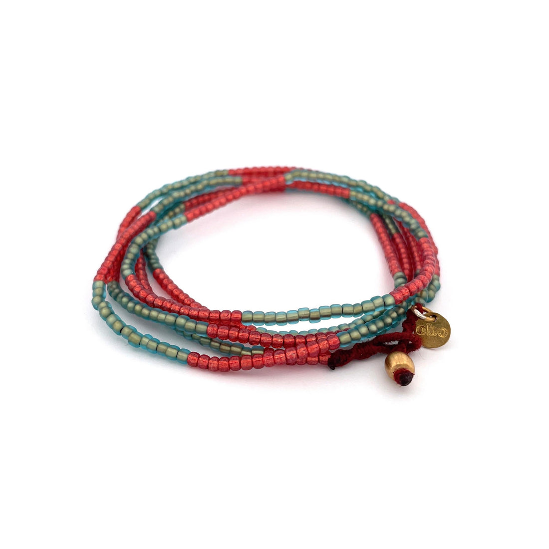 DUO - Necklace &amp;amp; wrap bracelet &quot;Jungle Sun&quot; 