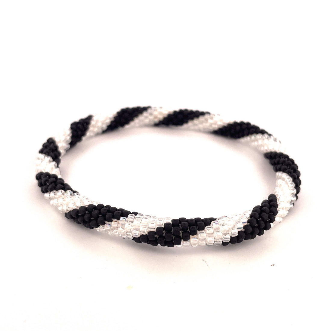 TWISTER - Roll-on Bracelet Black on White