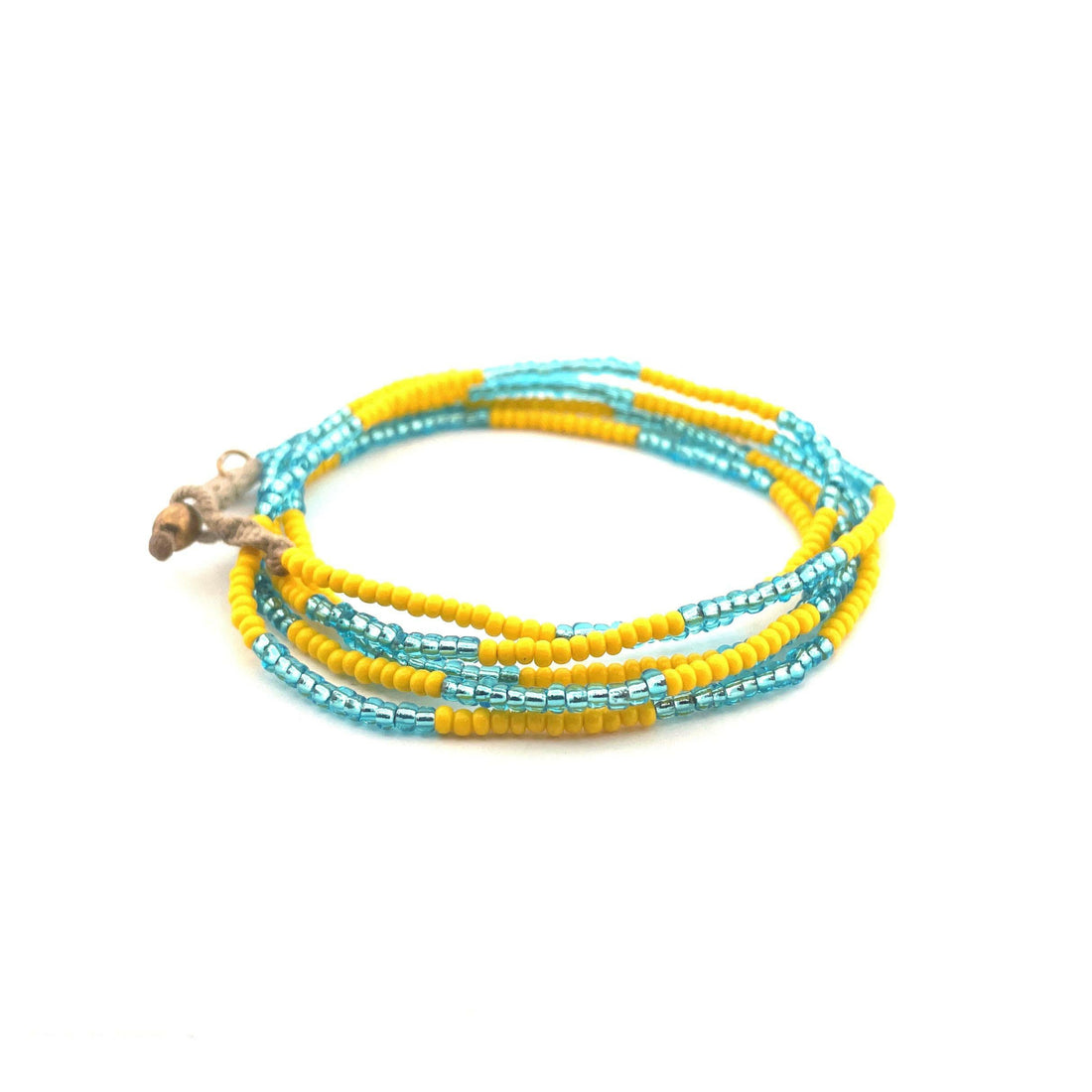 DUO - Necklace &amp;amp; wrap bracelet &quot;Summer Dew&quot; 