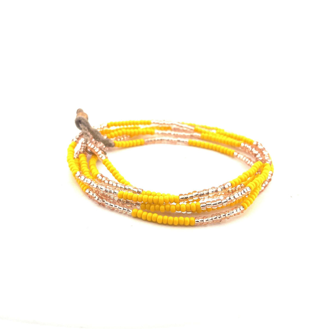 DUO - Necklace &amp;amp; wrap bracelet &quot;Morning Sun&quot; 